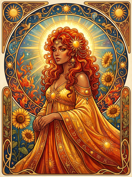 Sunflower Sun Goddess (80 Colors) Paint by Numbers kit