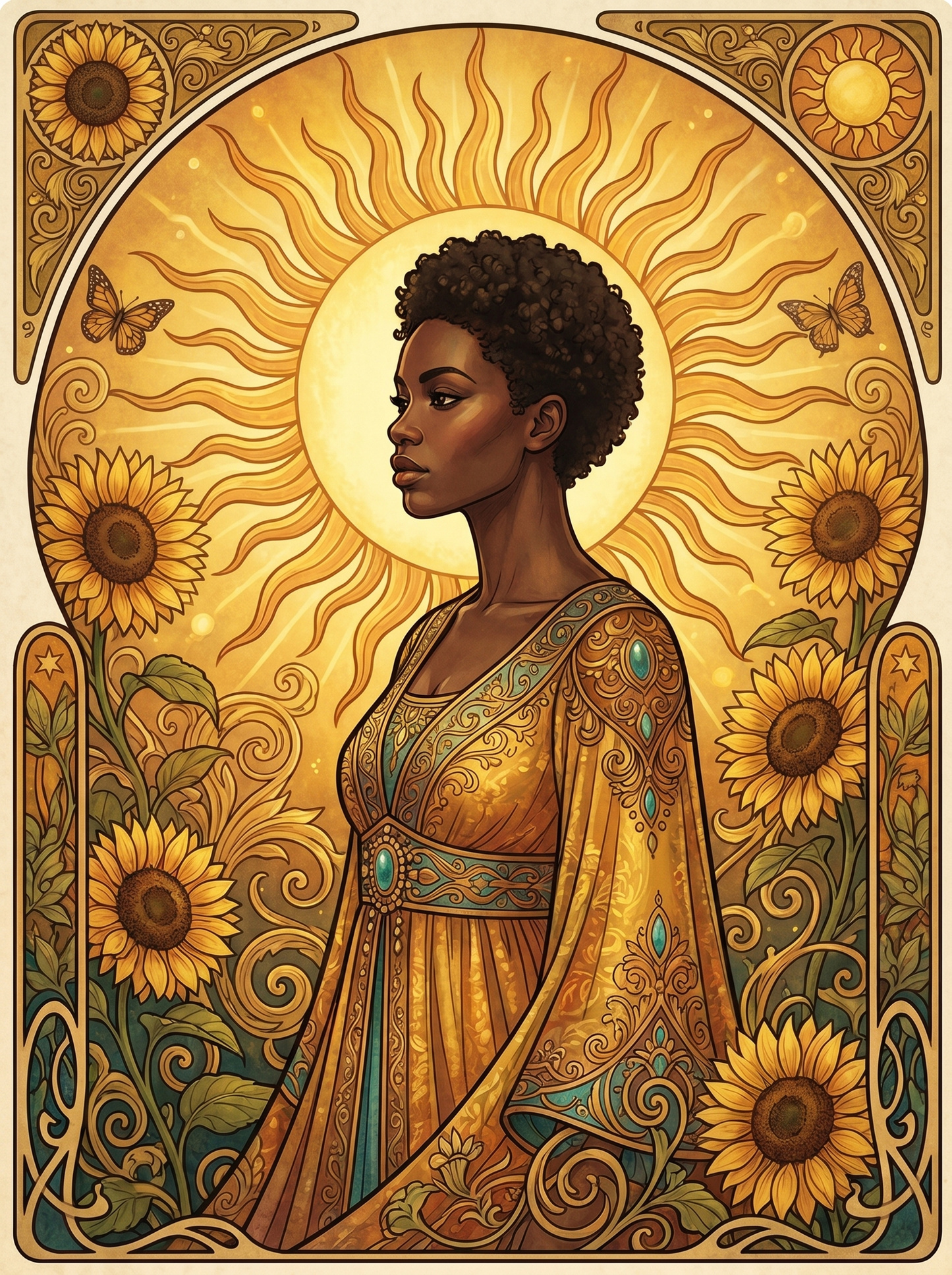 Sunflower Sun Maiden (80 Colors)