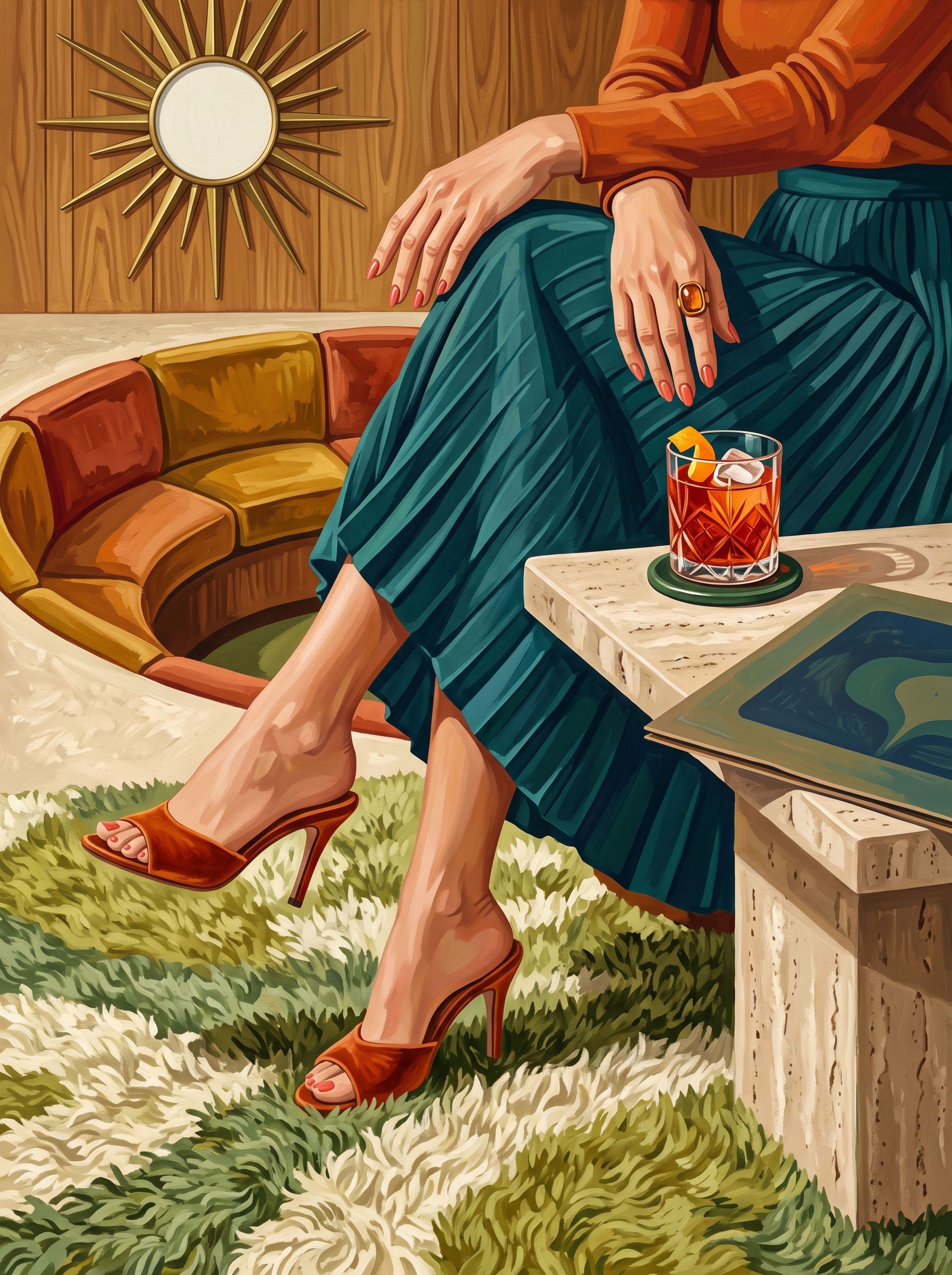 Sunken Lounge Retro
