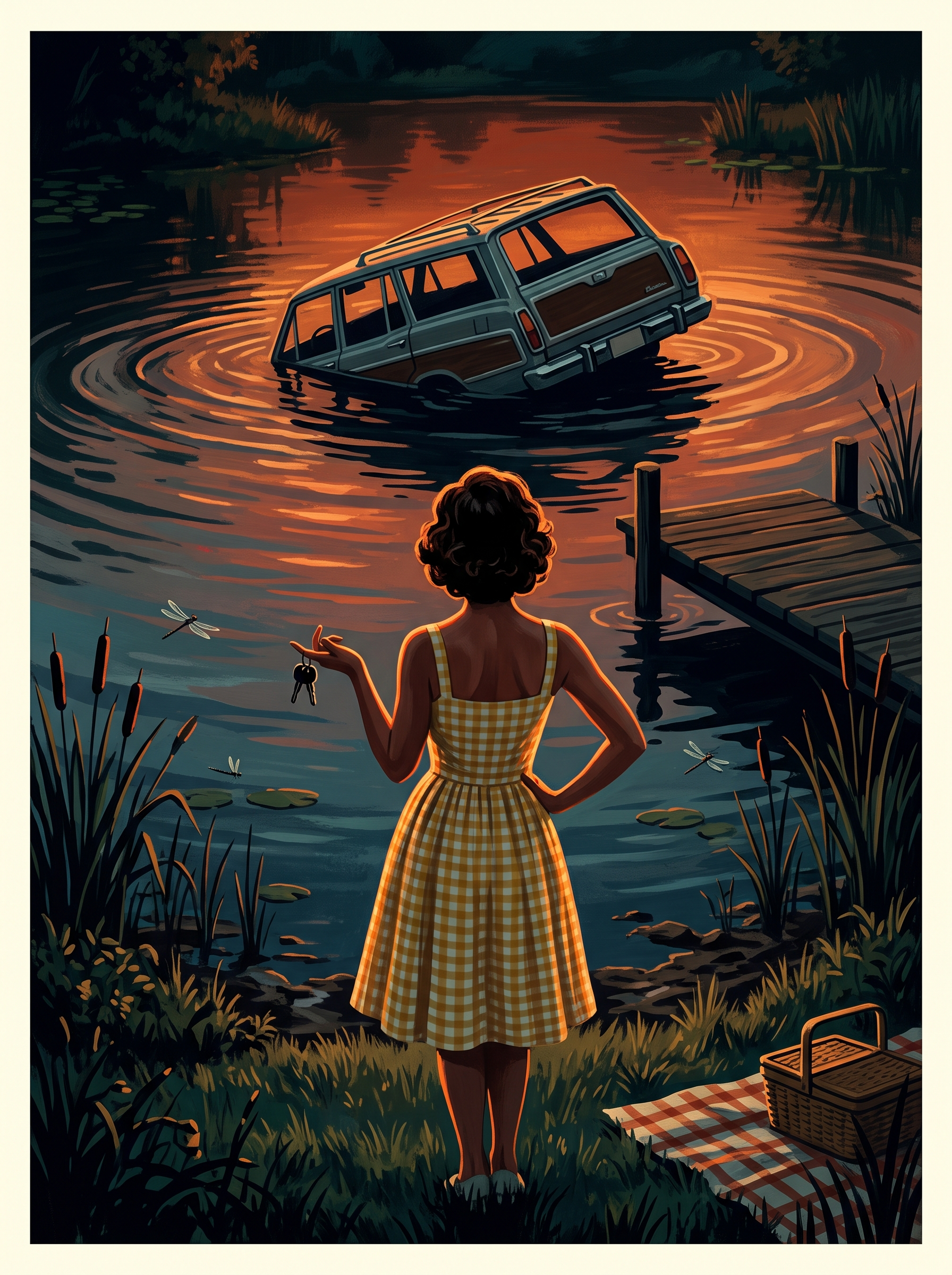 Sunken Station Wagon