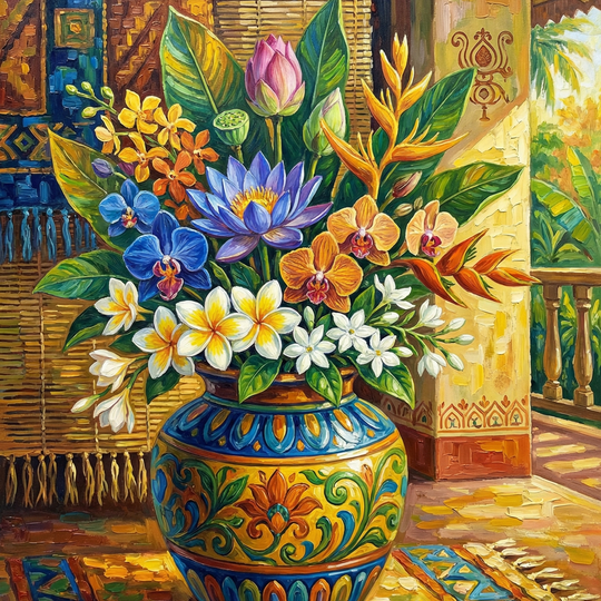 Sunlit Window Cottage Garden