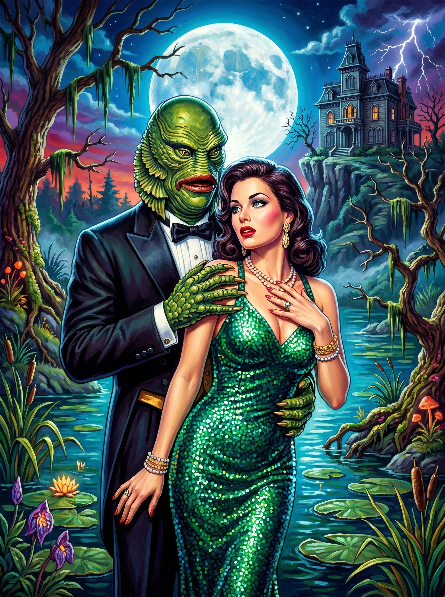 Swamp Creature Glamour Couple (80 Colors)