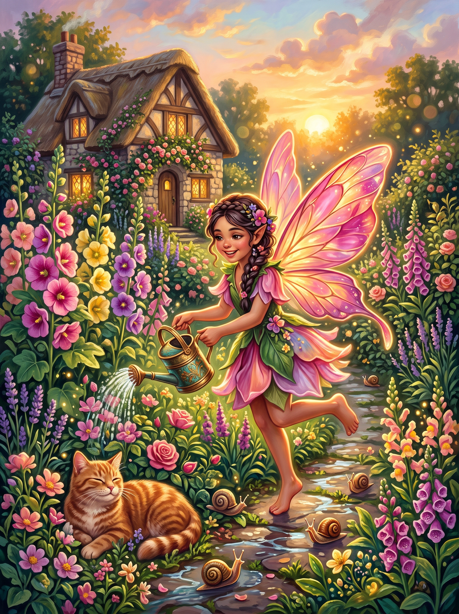 Sweet Pea Garden Fairy