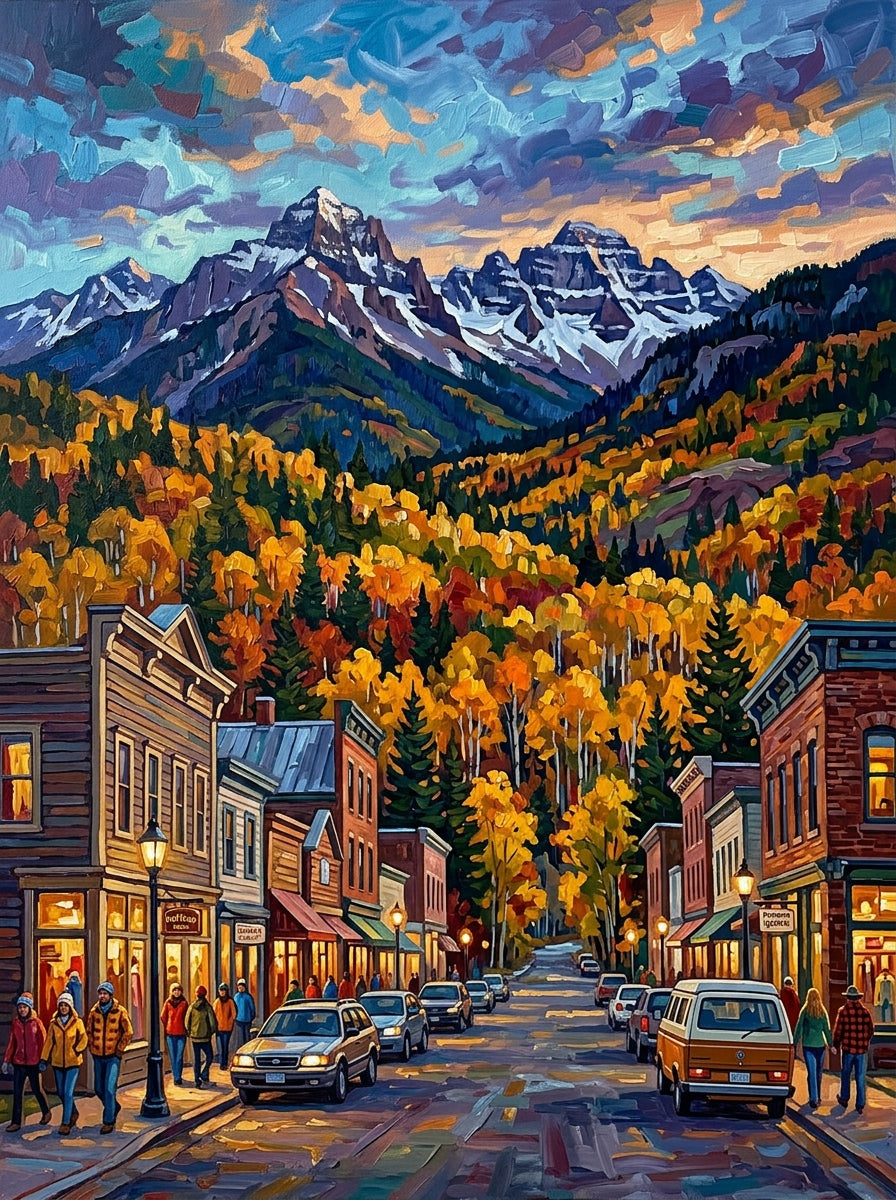 Telluride Autumn (150 Color Diamond Painting)