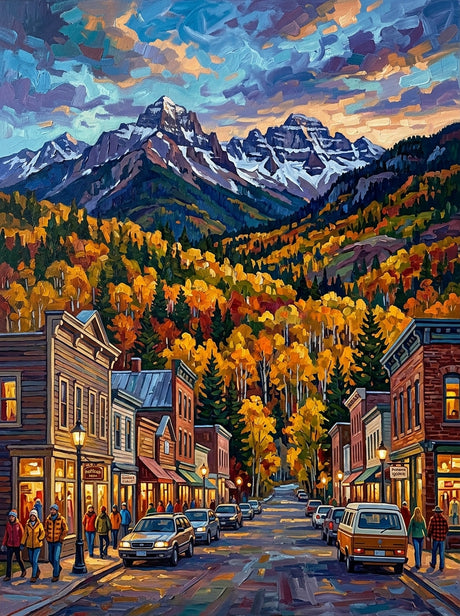 Telluride Autumn (150 Color Diamond Painting) Diamond Painting kit