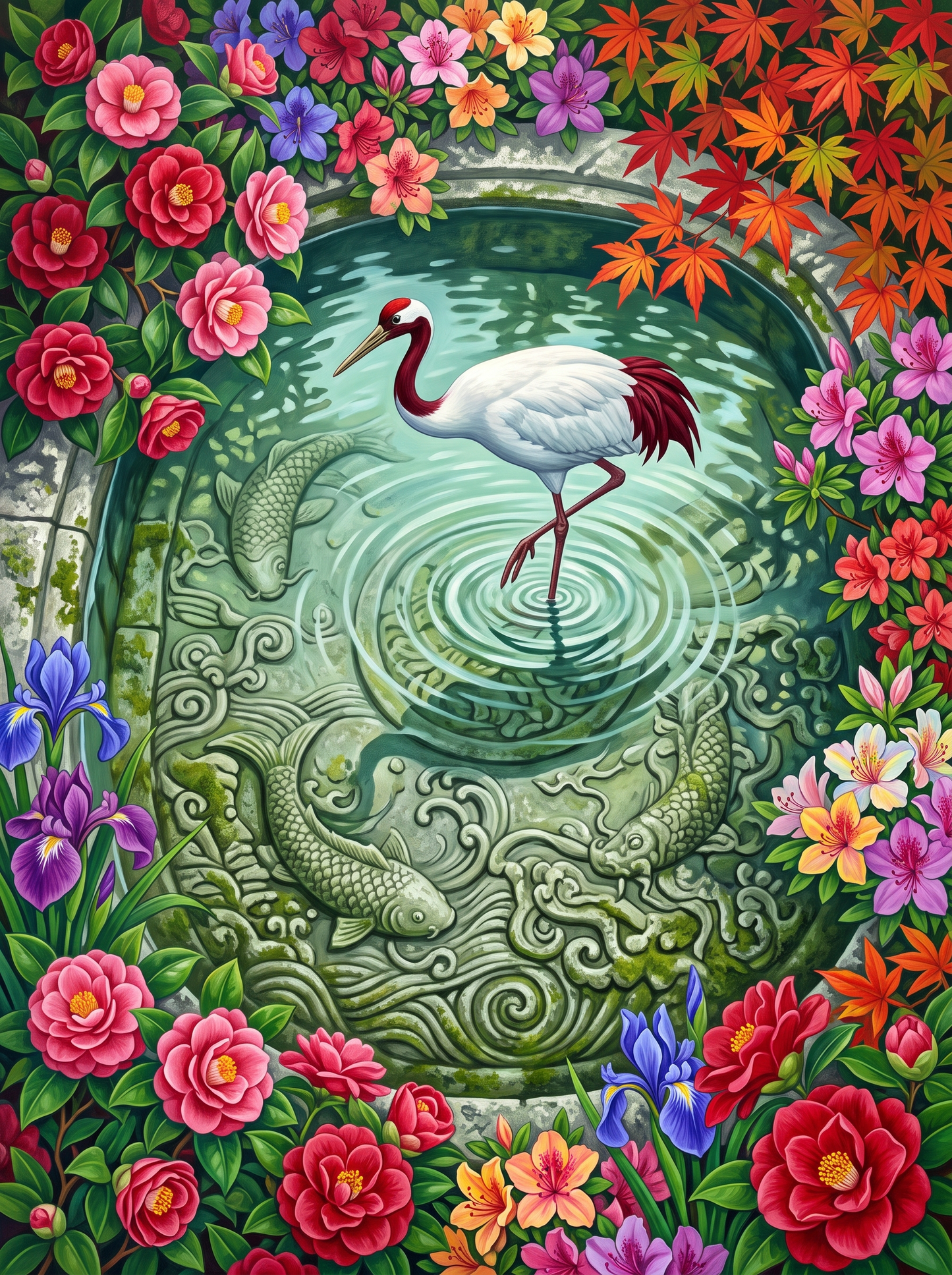 Temple Garden Crane
