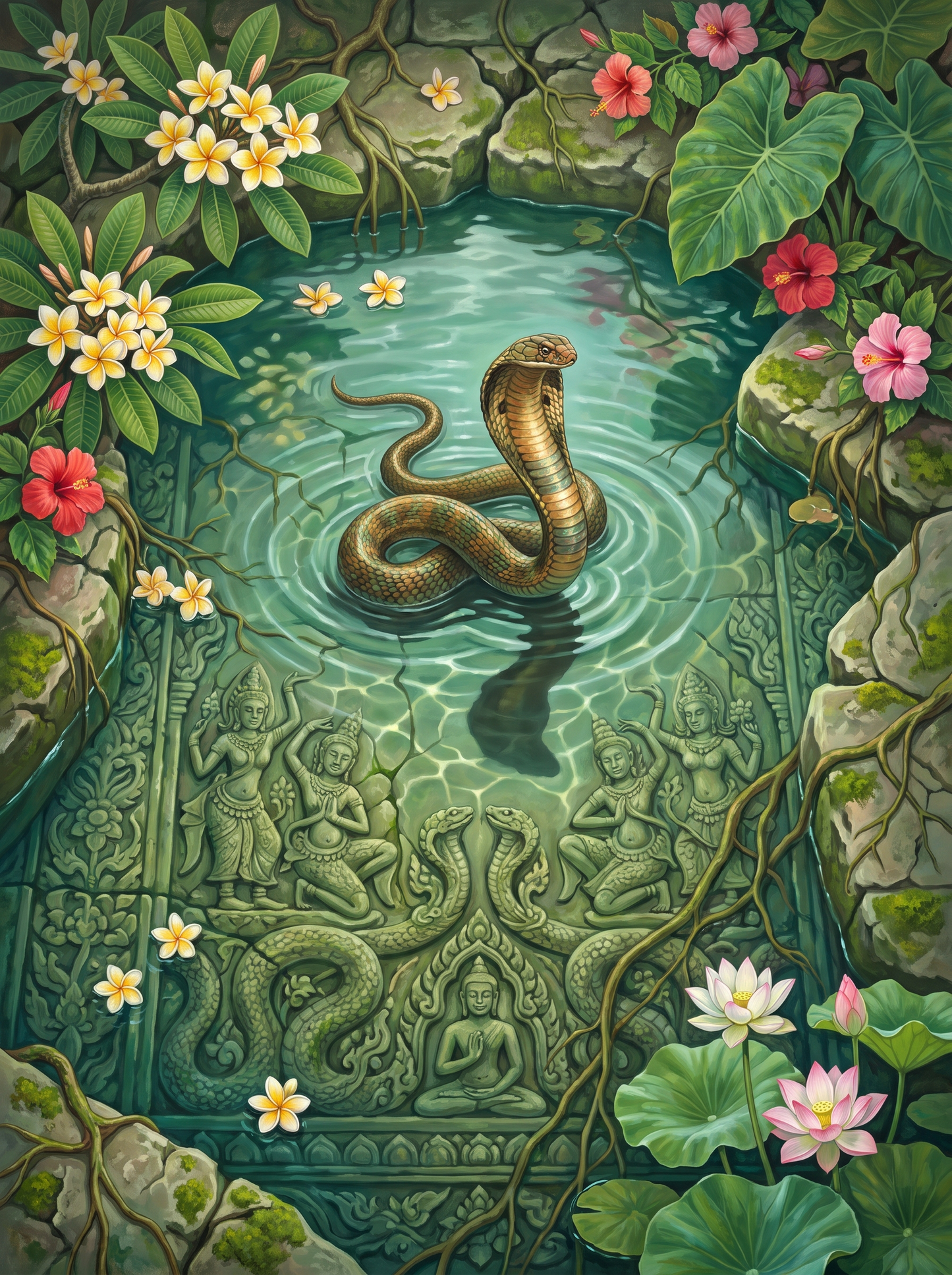 Temple Naga Cobra