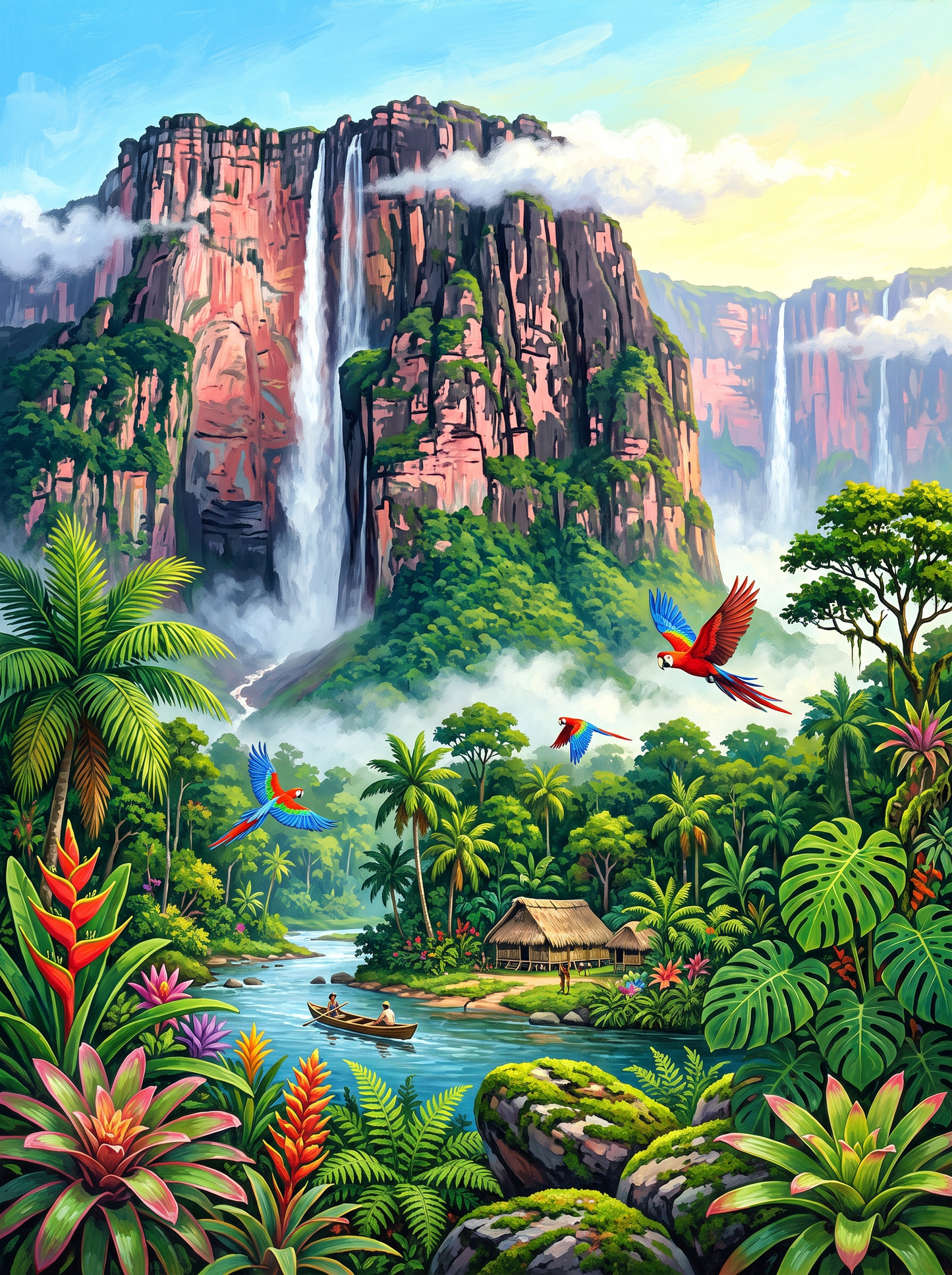 Tepui Waterfalls