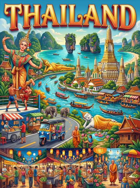 Thailand Temples and Tropics