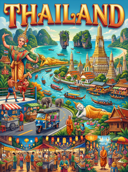 Thailand Temples and Tropics