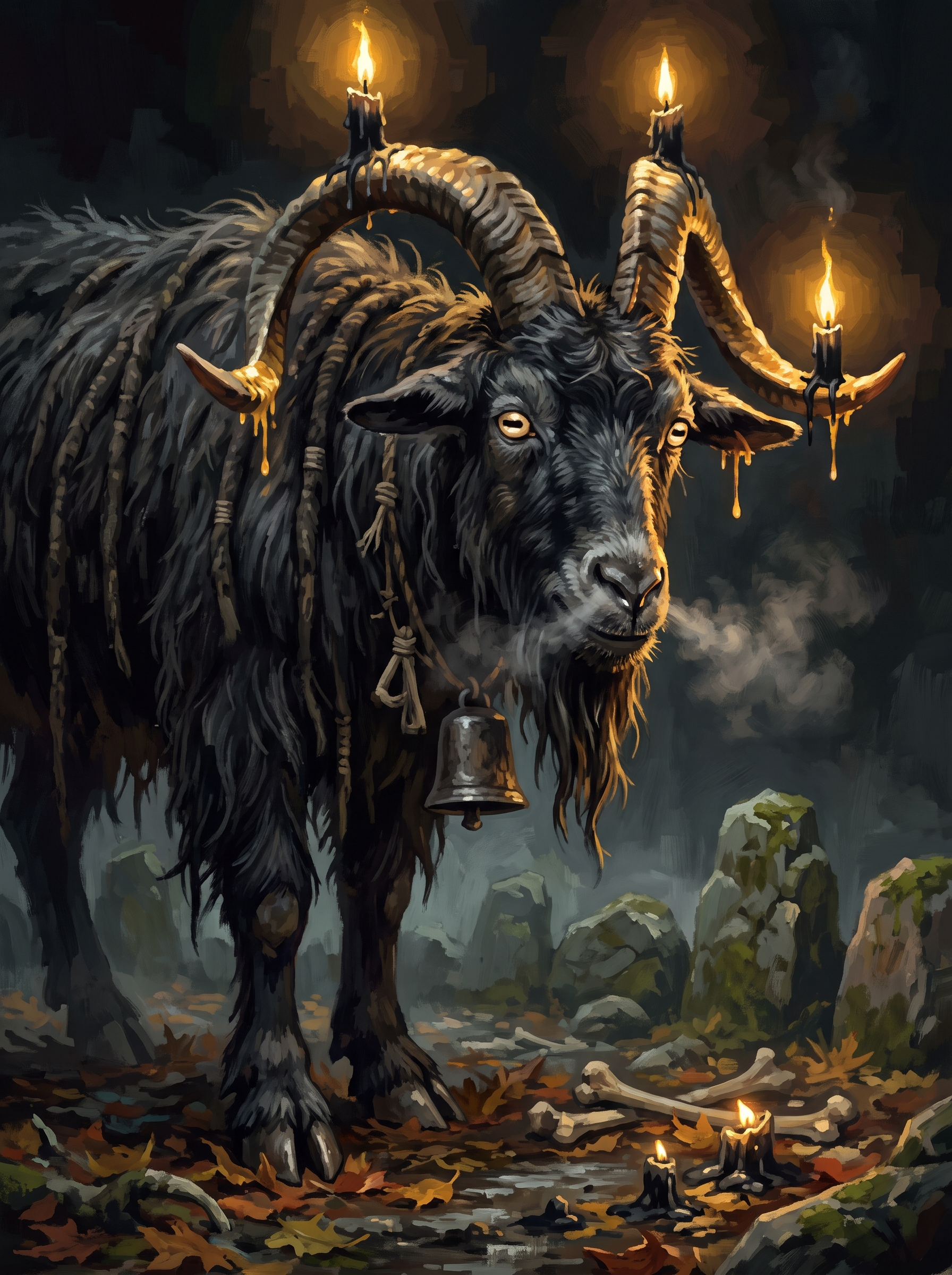 The Candle Horned Goat