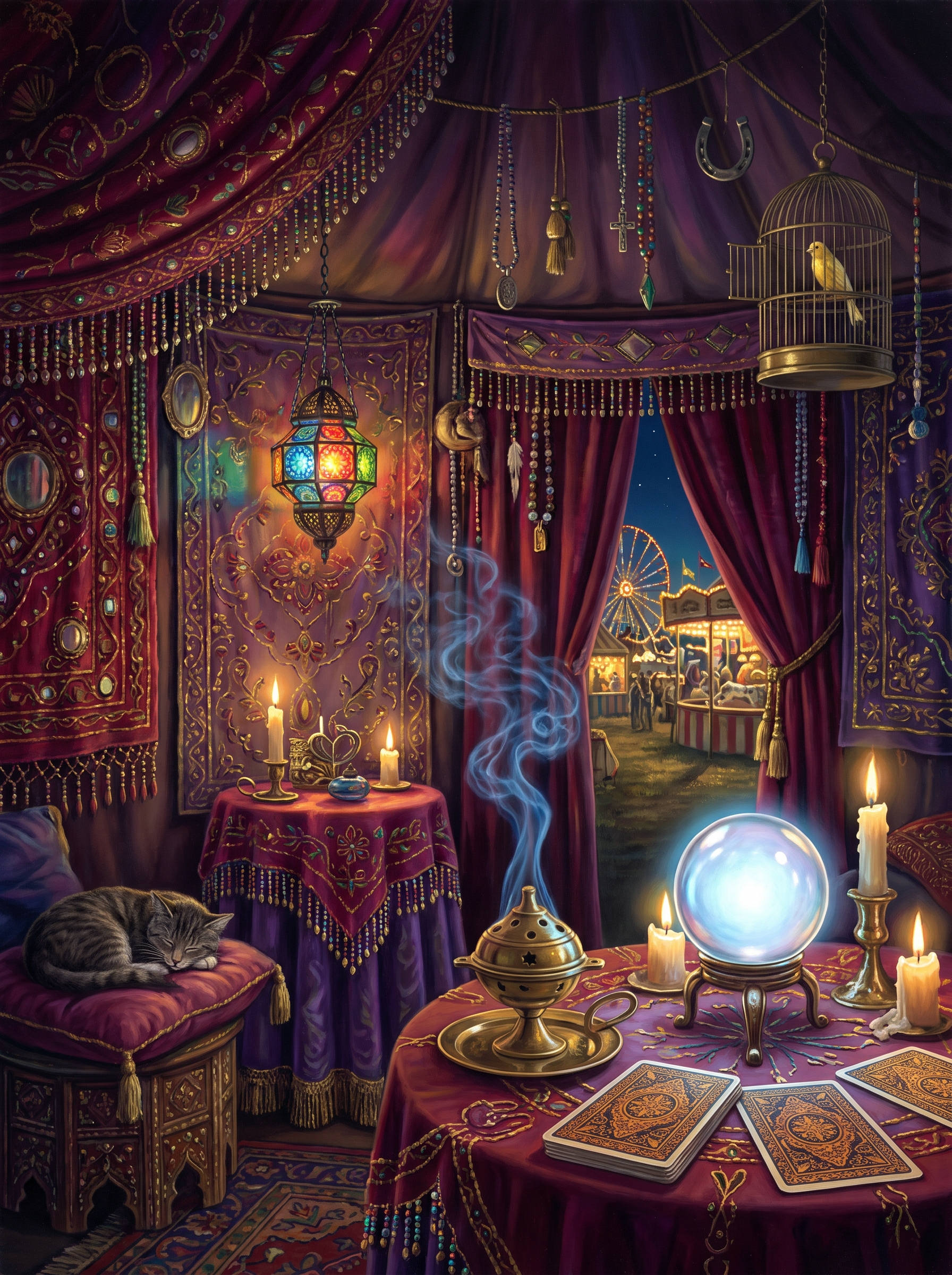 The Fortune Teller's Tent