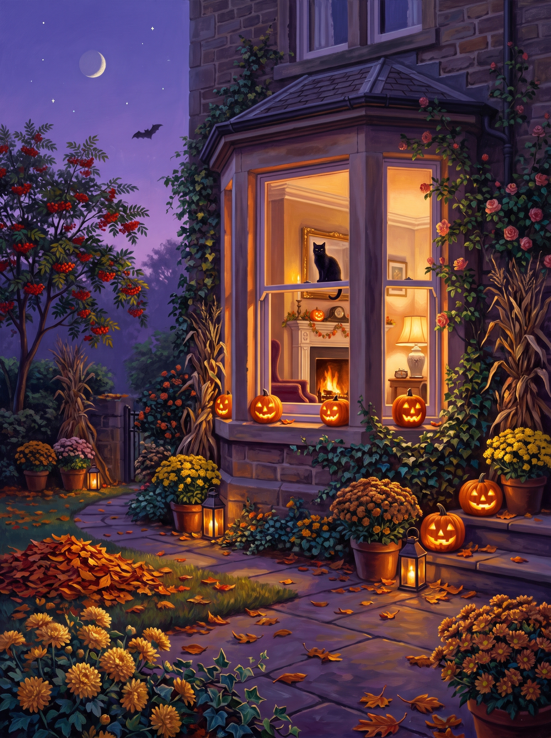 The Glowing Bay Window