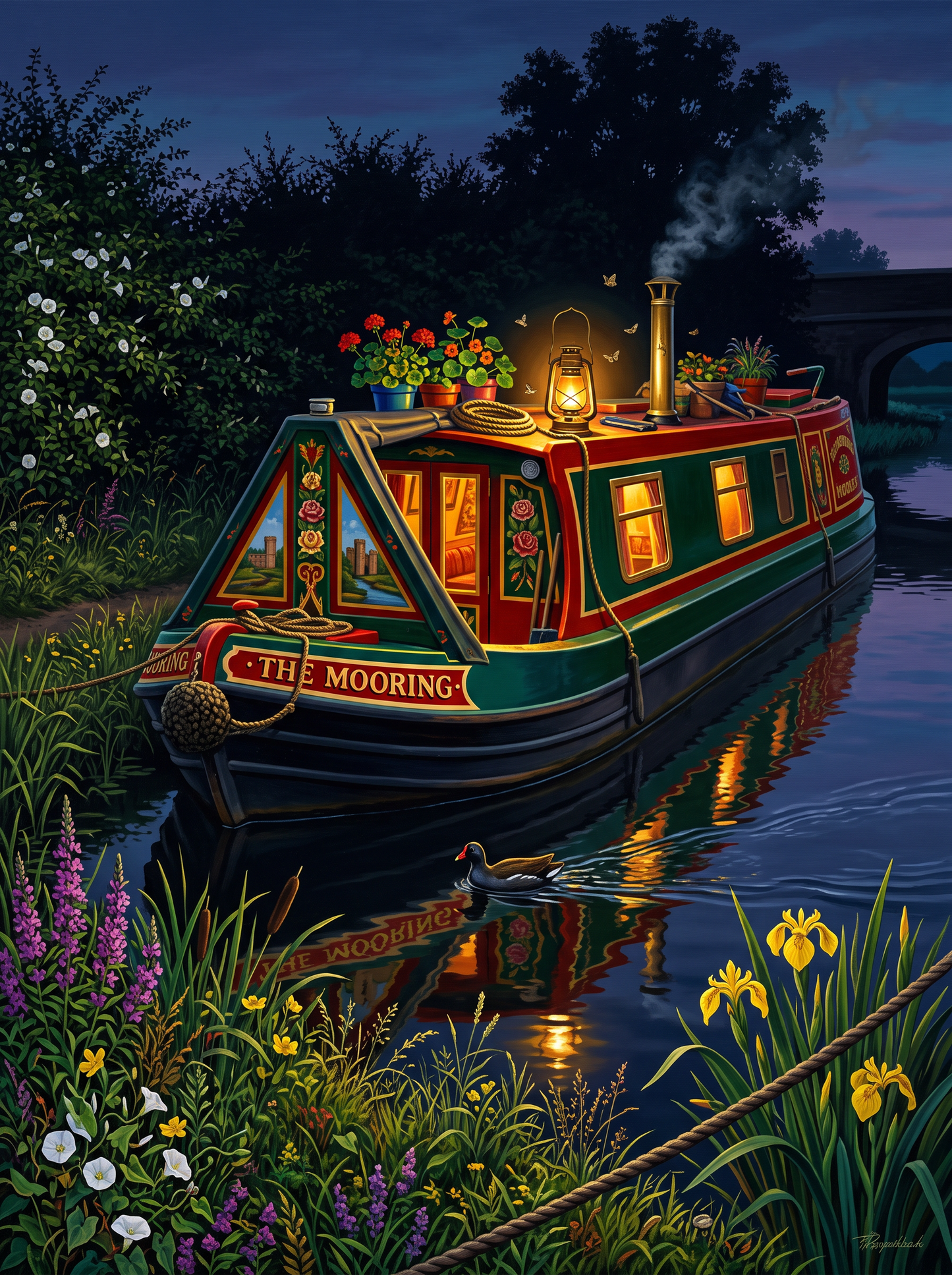 The Mooring at Night