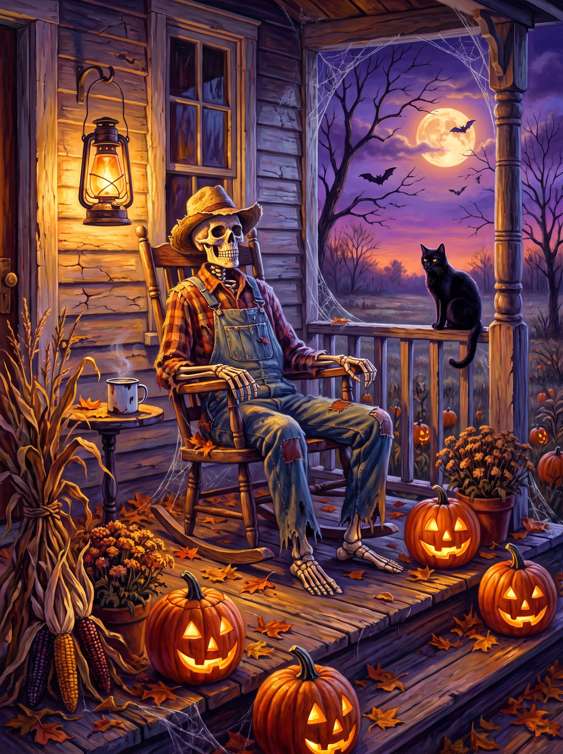 The Skeleton on the Porch