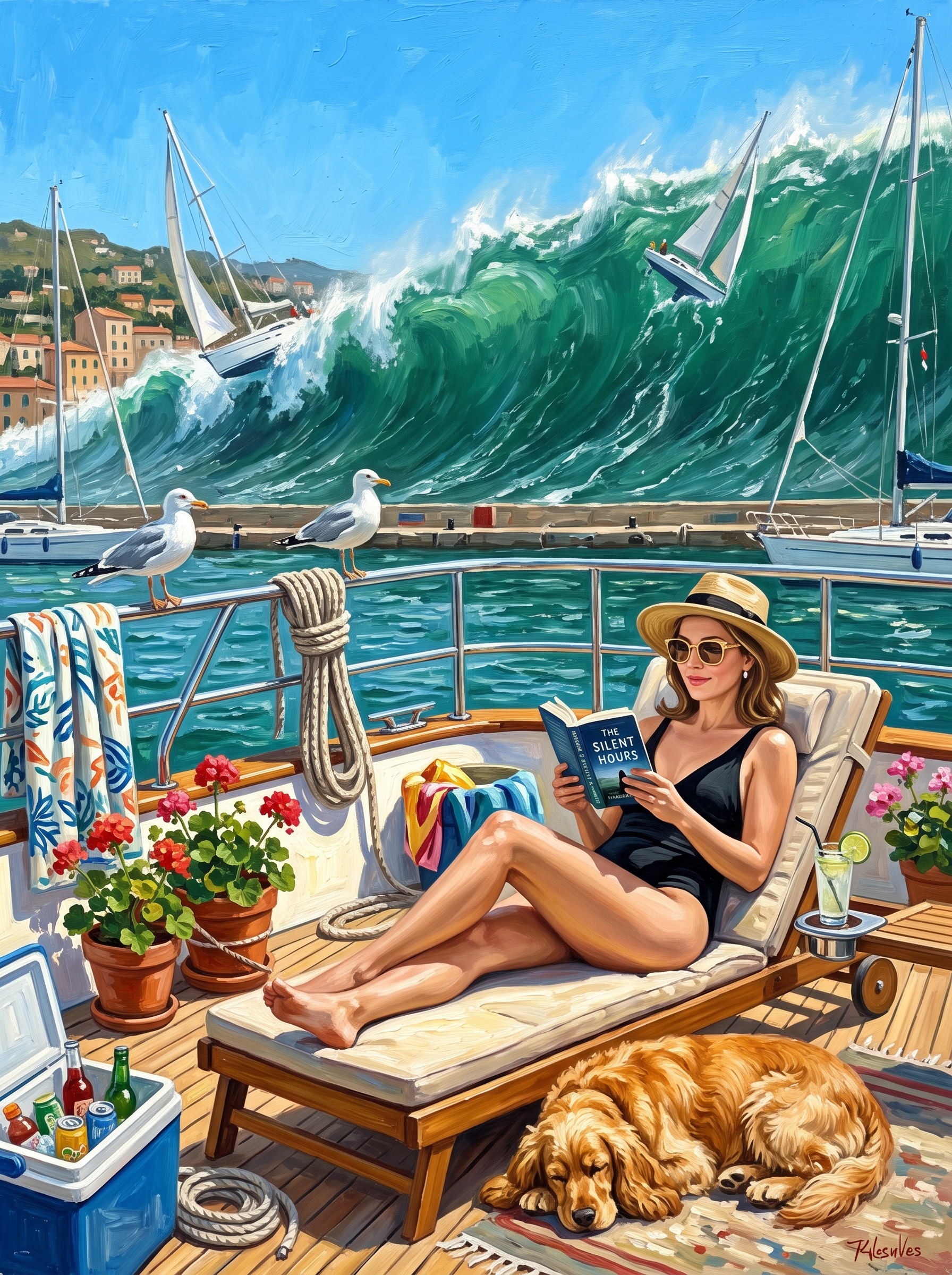 The Wave Behind Her