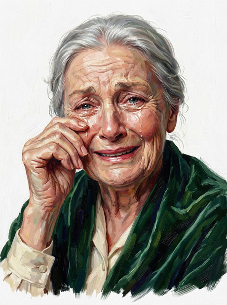 Thoughtful Elder Portrait (100 Color Diamond Painting) Diamond Painting kit