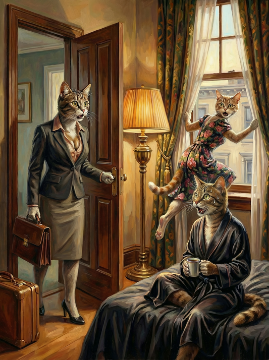 Caught in the Act (Diamond Painting) Diamond Painting kit
