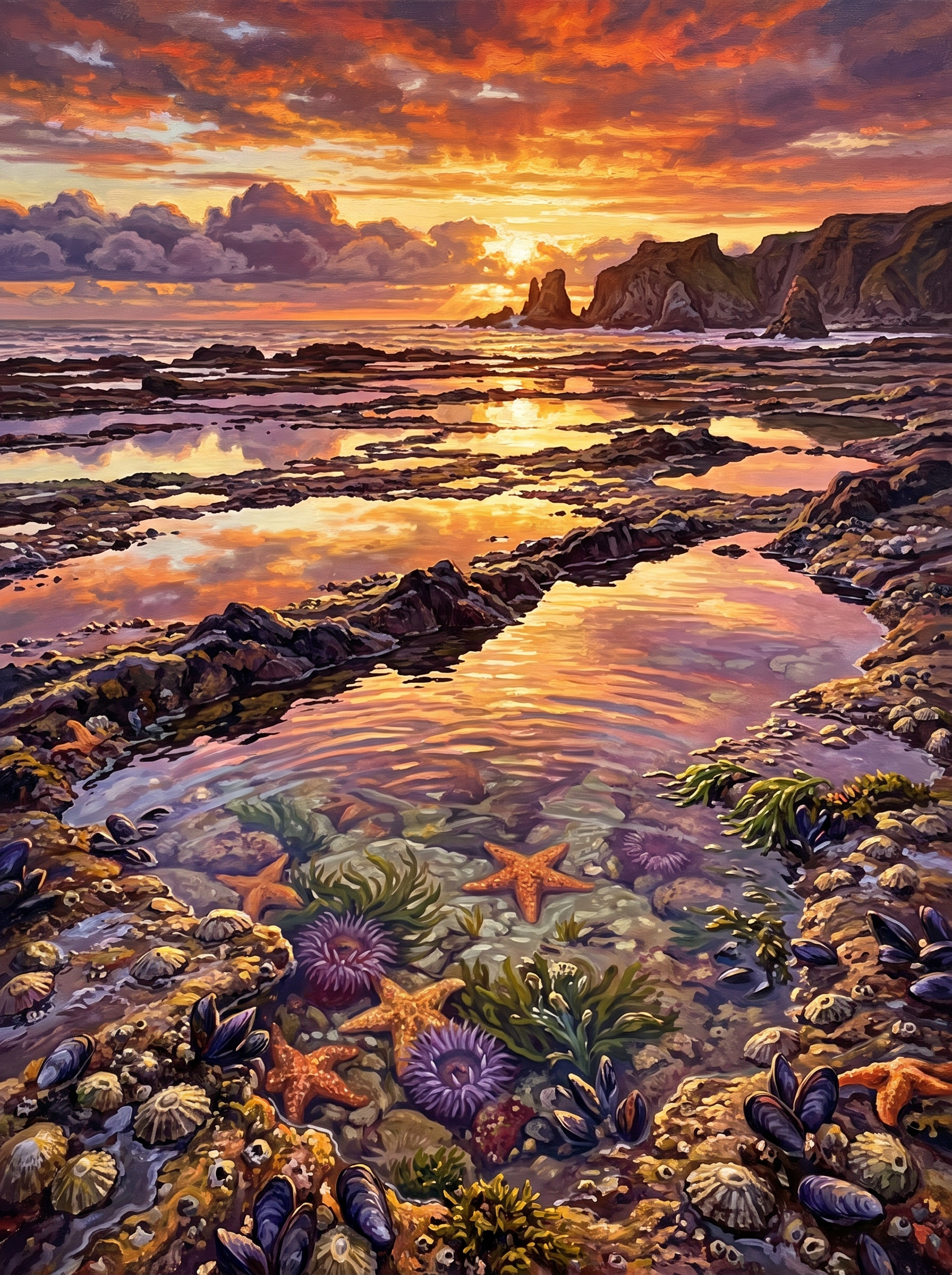 Tide Pool Mirrors