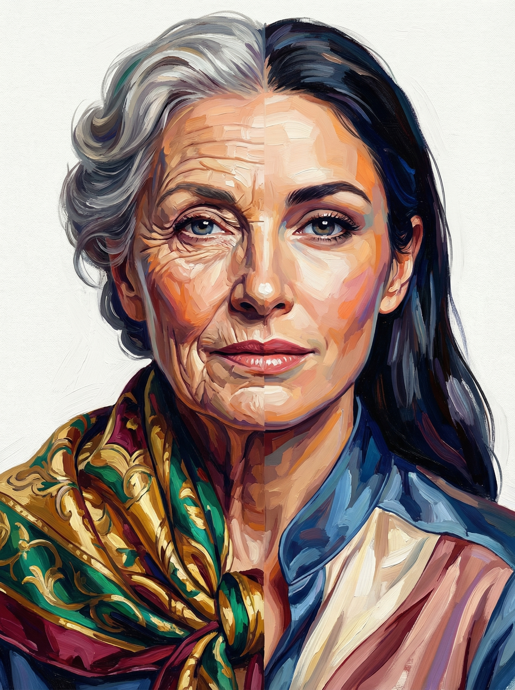 Timeless Elegance Portrait (100 Color Diamond Painting) Diamond Painting kit