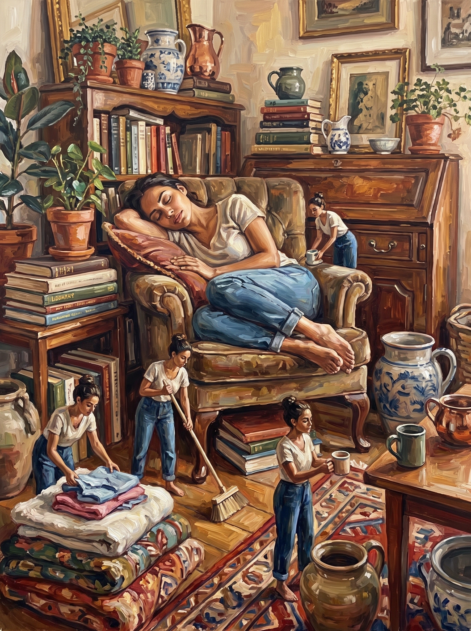 Small Me Does the Chores