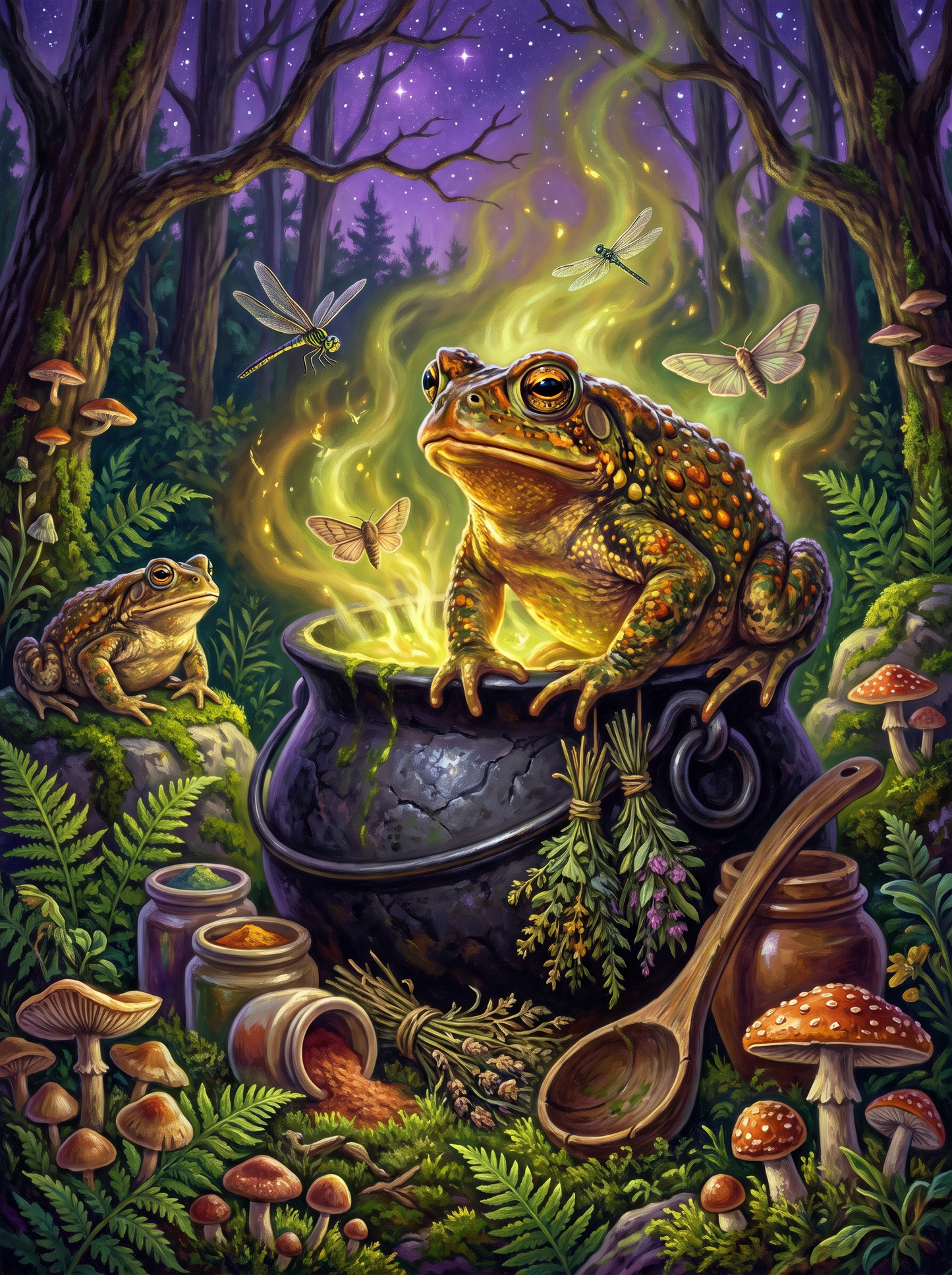 Toad on the Cauldron