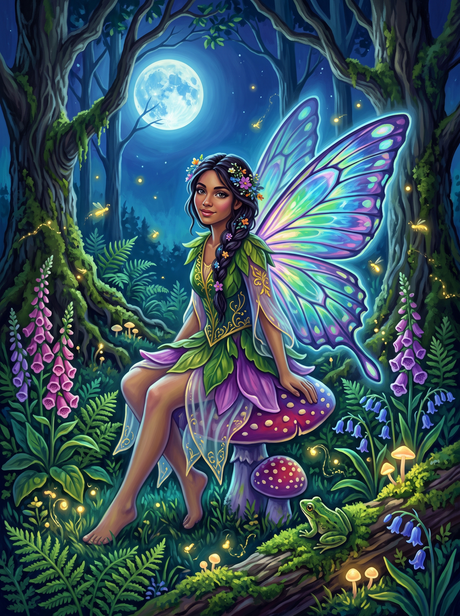 Toadstool Fairy Glade
