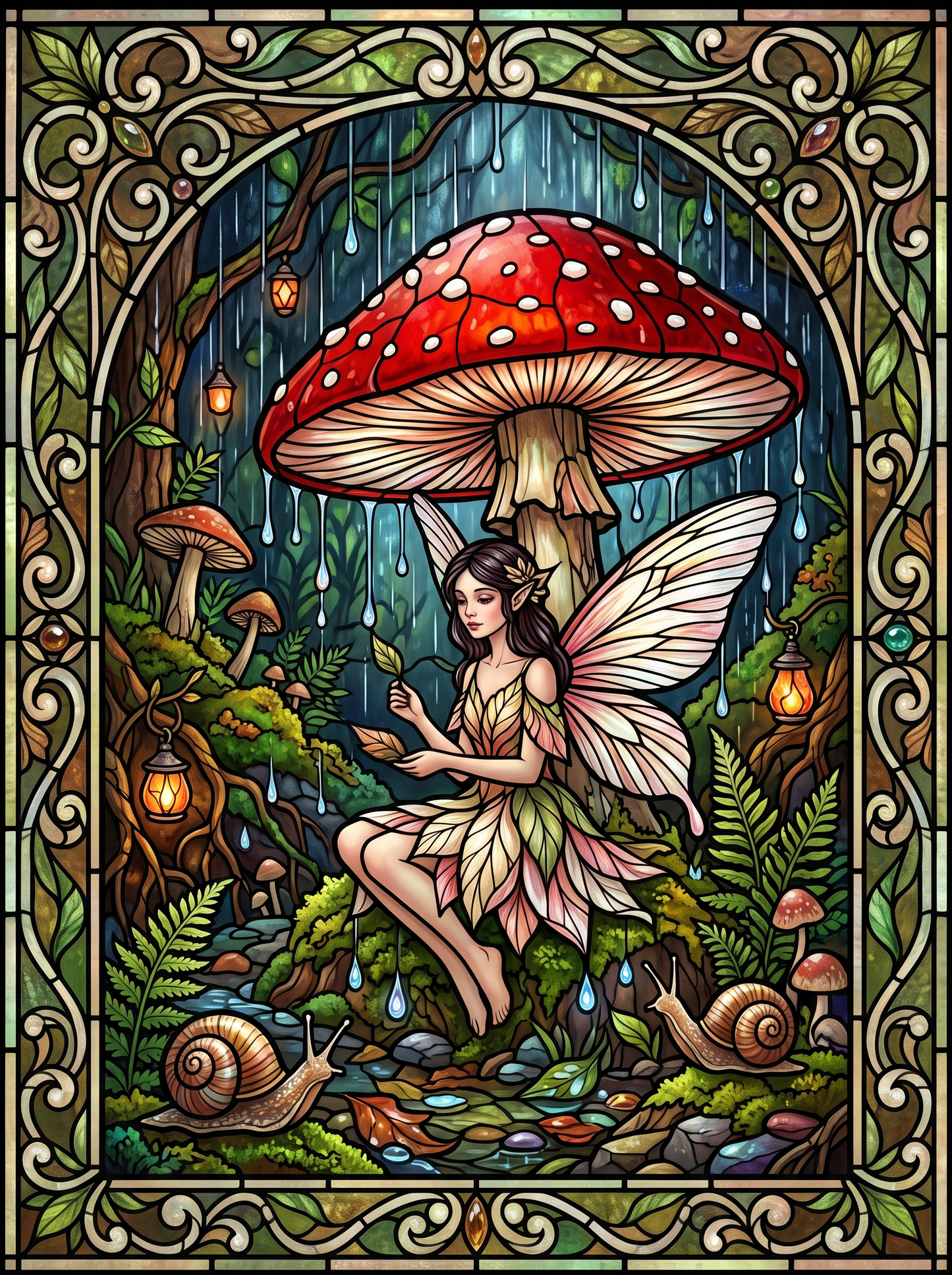 Toadstool Rain Fairy III