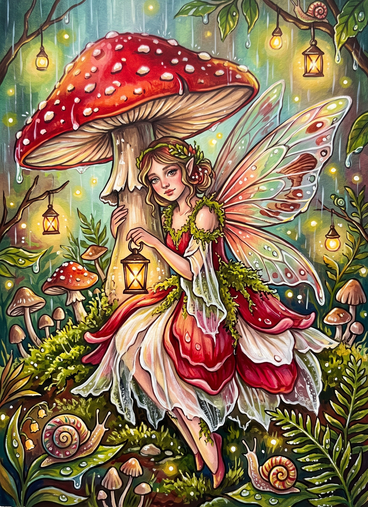 Toadstool Rain Fairy