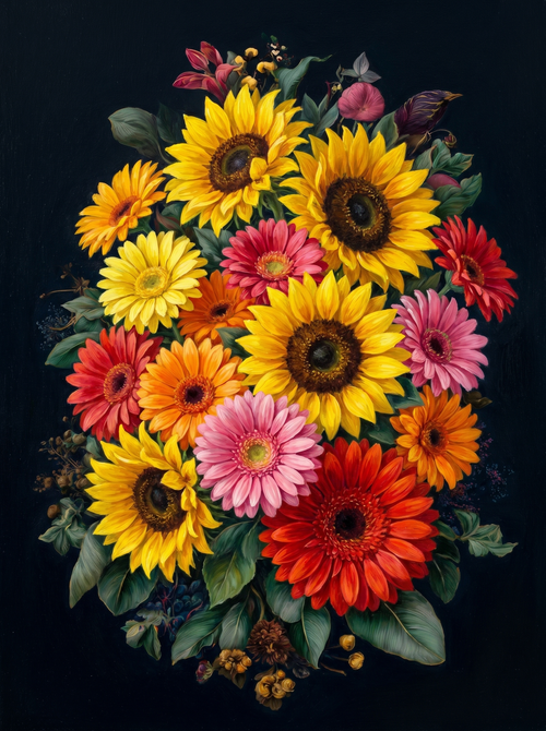 Toast Twist as Sunflowers (Diamond Painting)