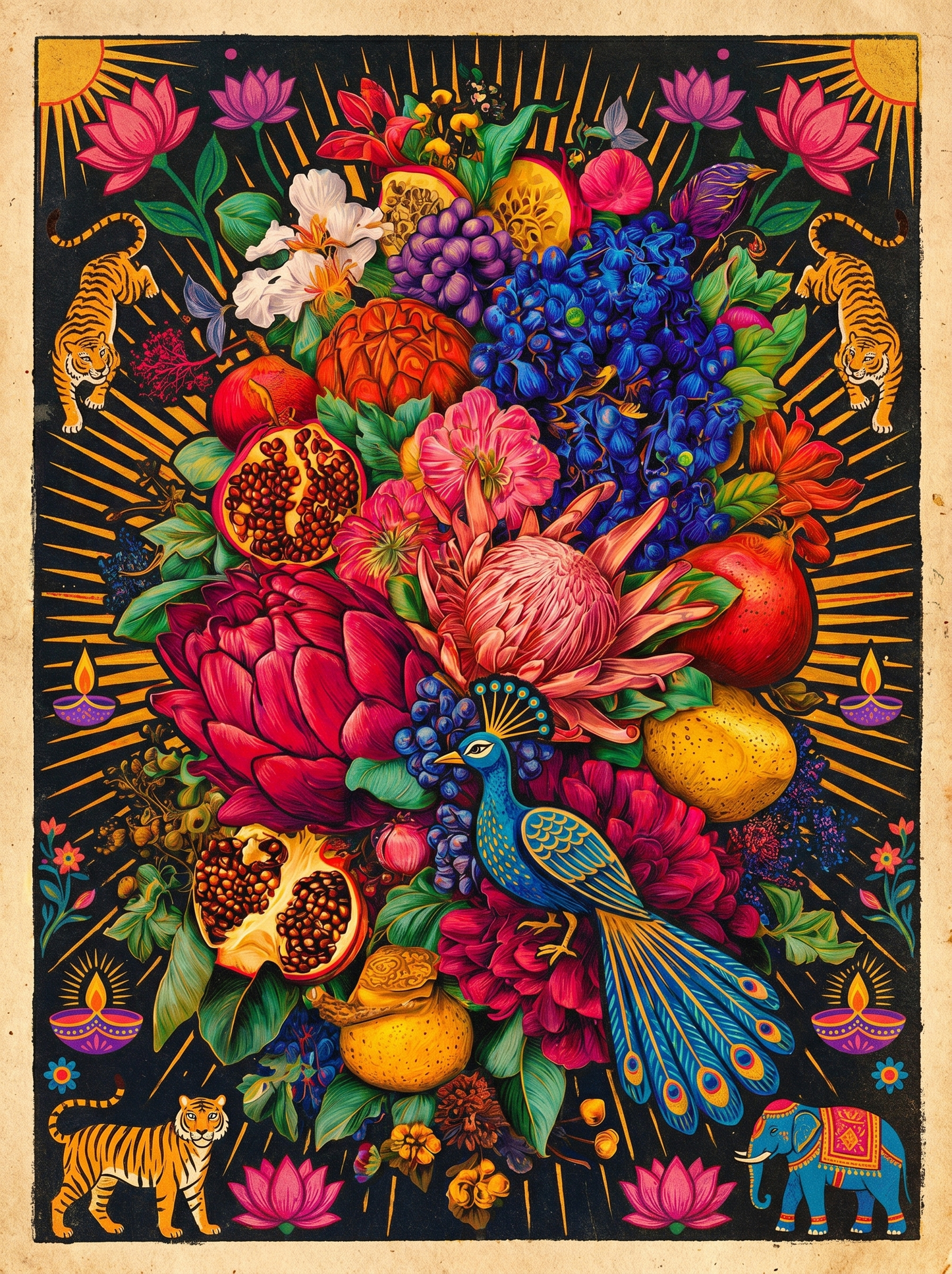 Tropical Bird Florals (150 Color Diamond Painting)