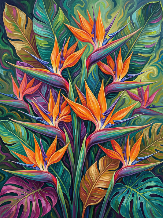 Tropical Bird Of Paradise (Diamond Painting)