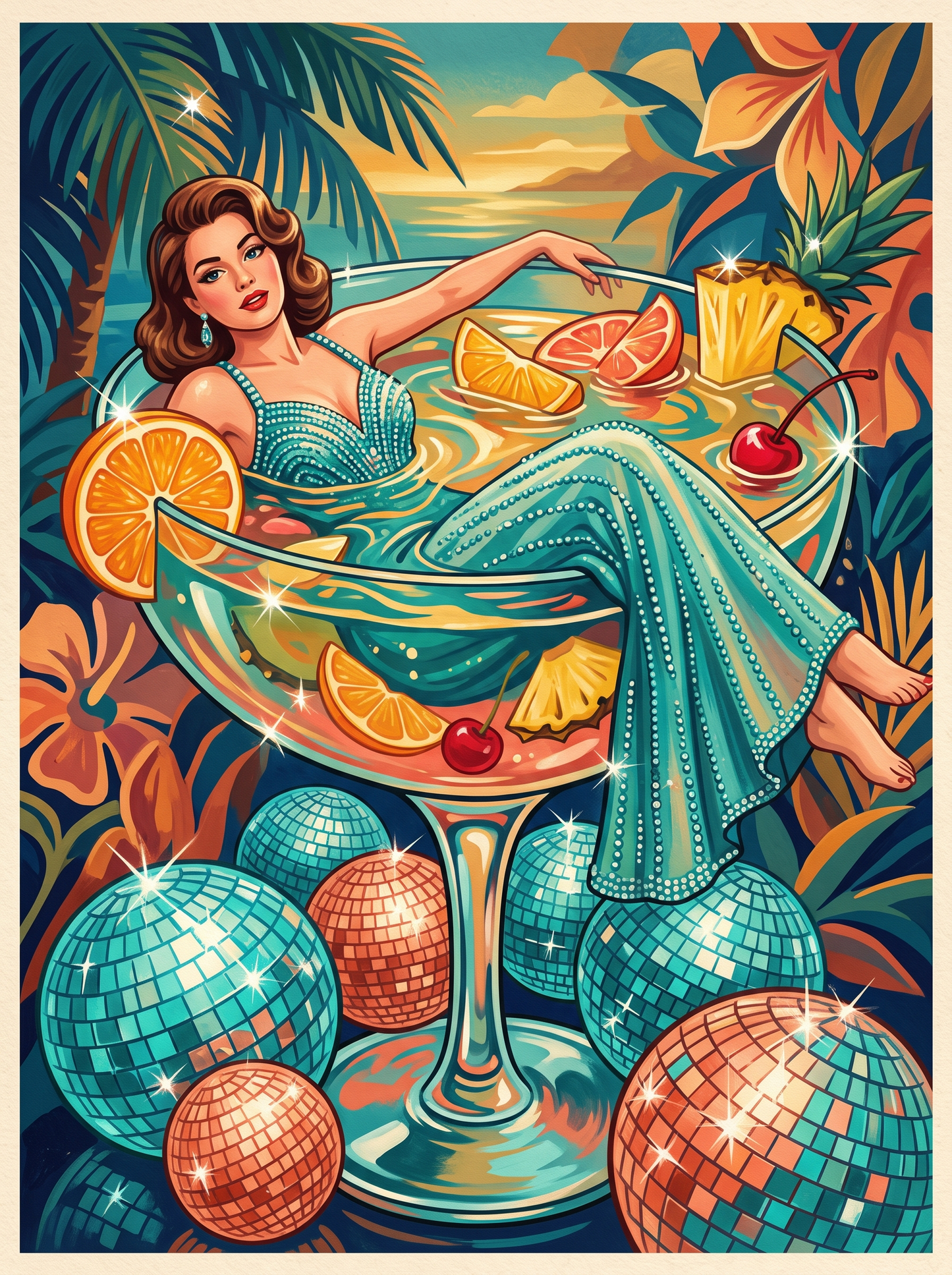 Tropical Cocktail Splash
