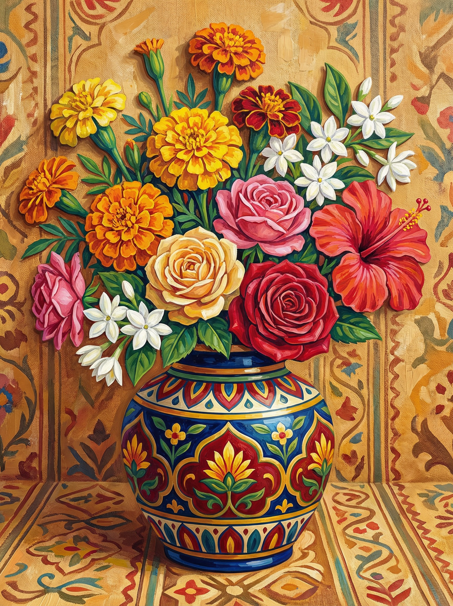 Tuscan Market Bouquet (Diamond Painting) Diamond Painting kit