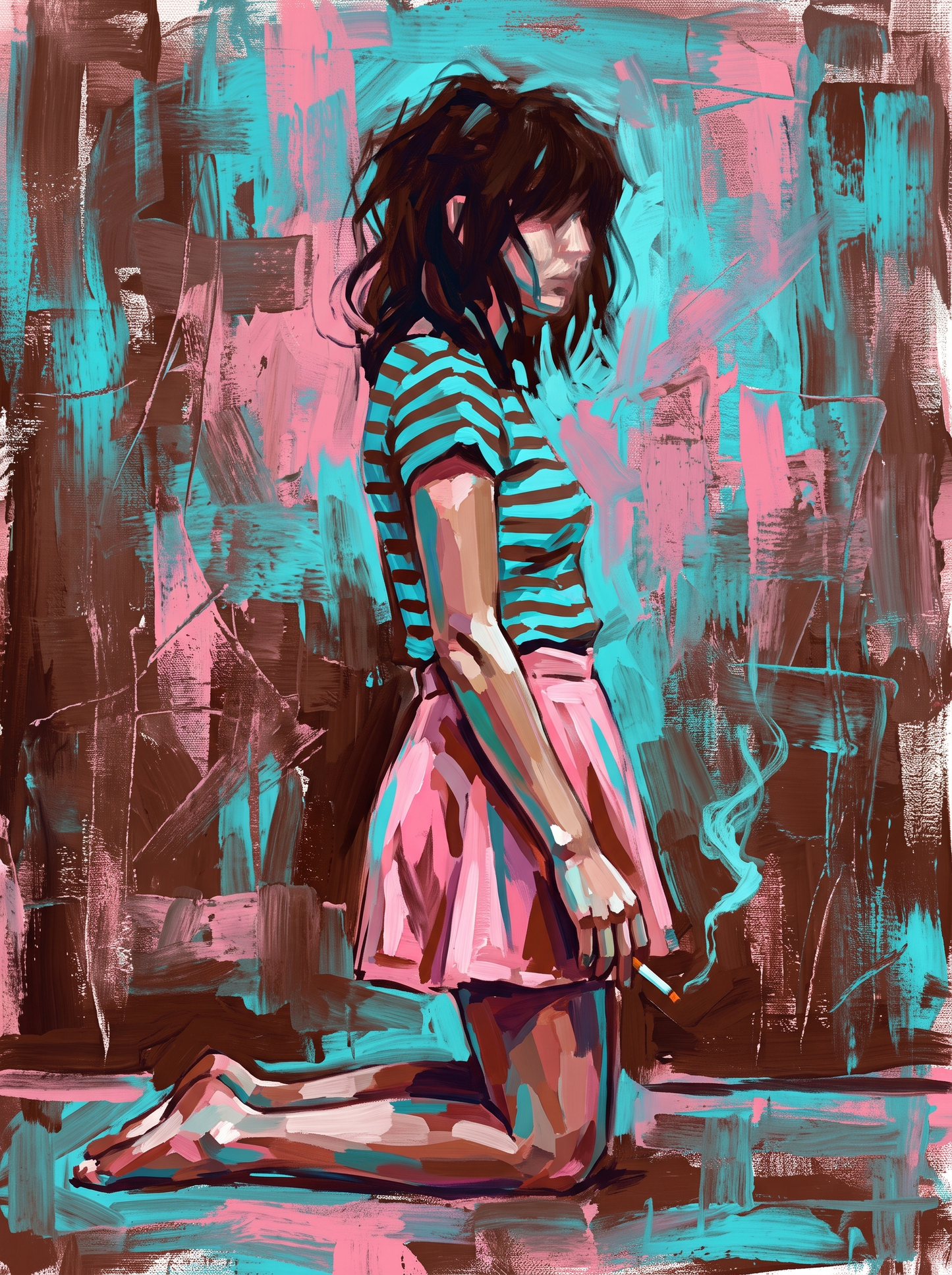 Umber Scumbled Study