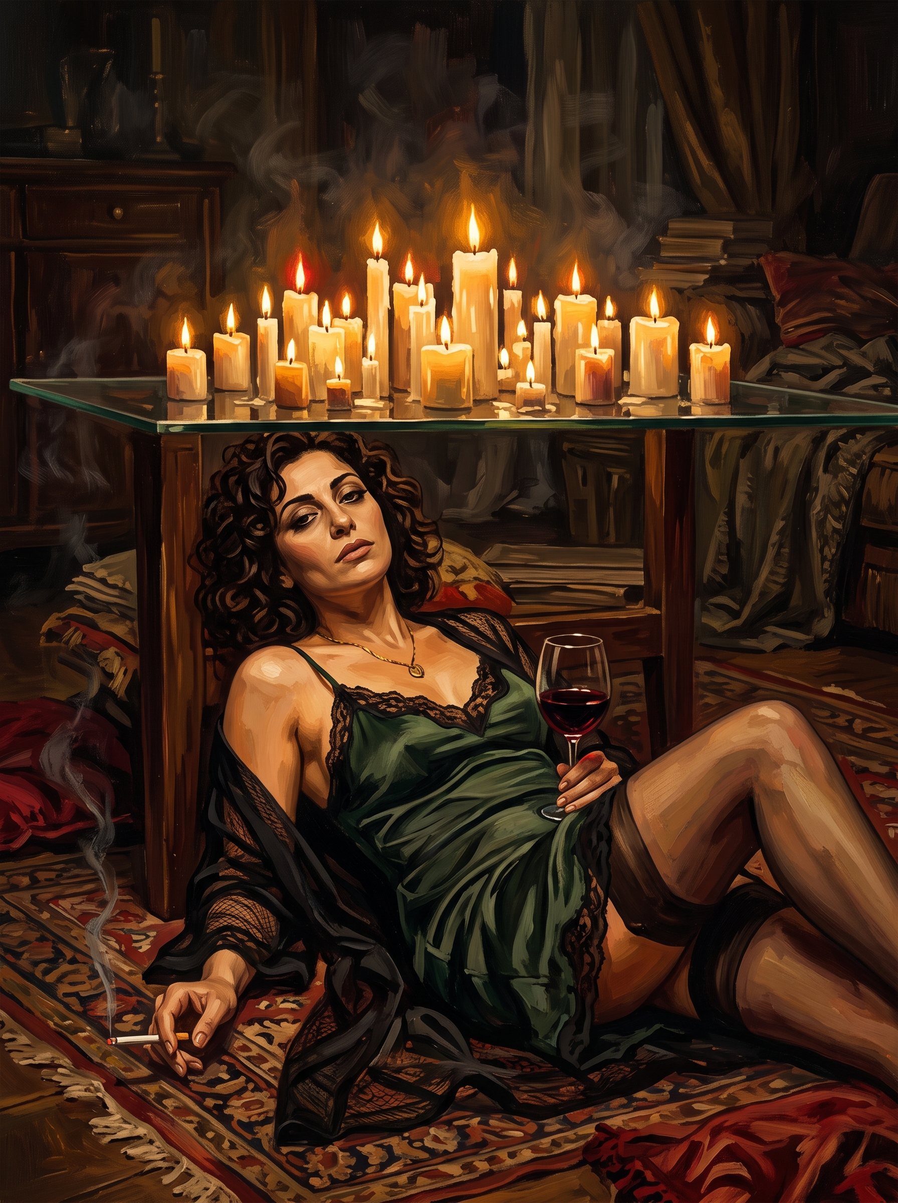 Under The Candle Table