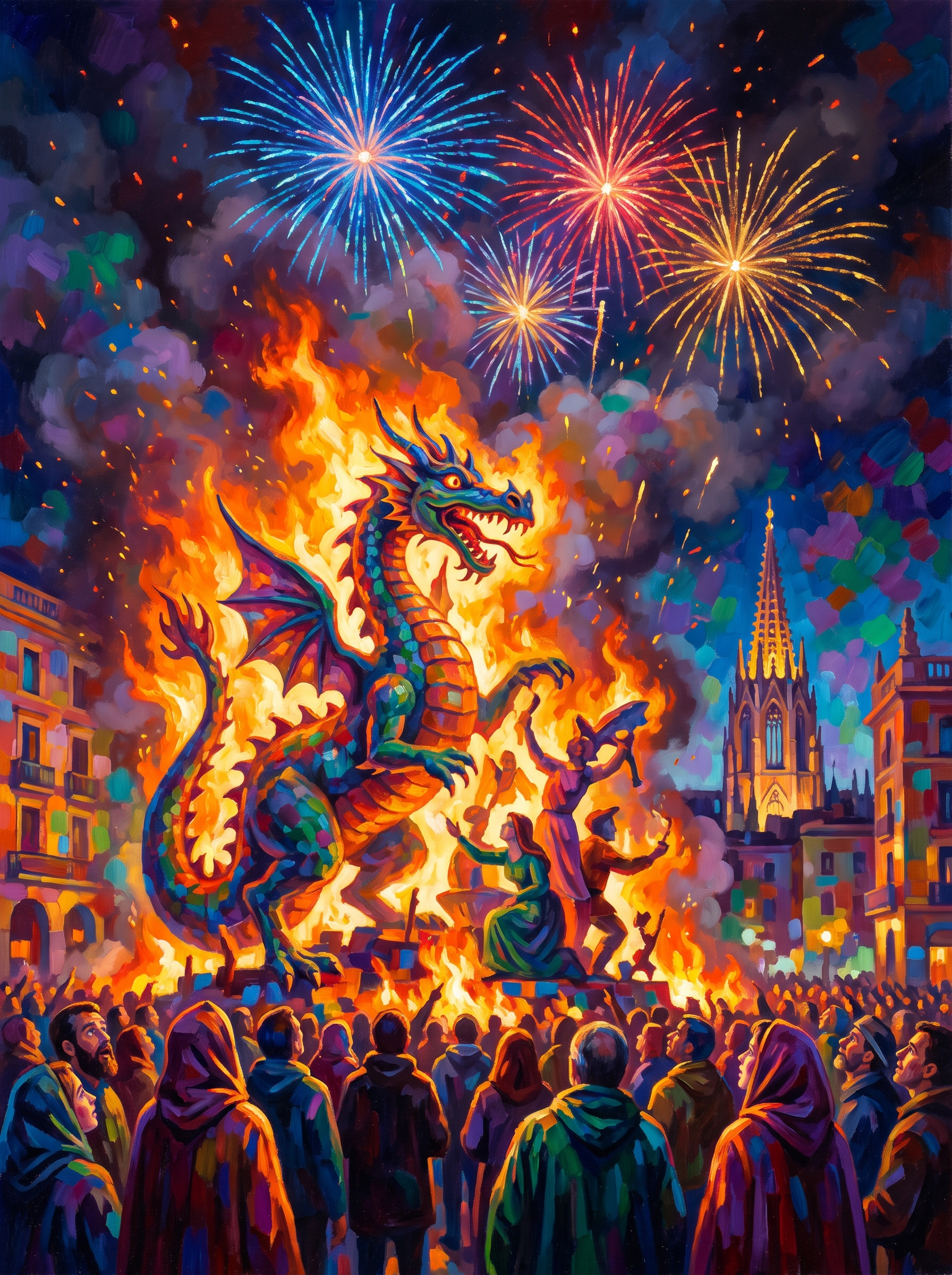 Valencia Las Fallas Fire Festival
