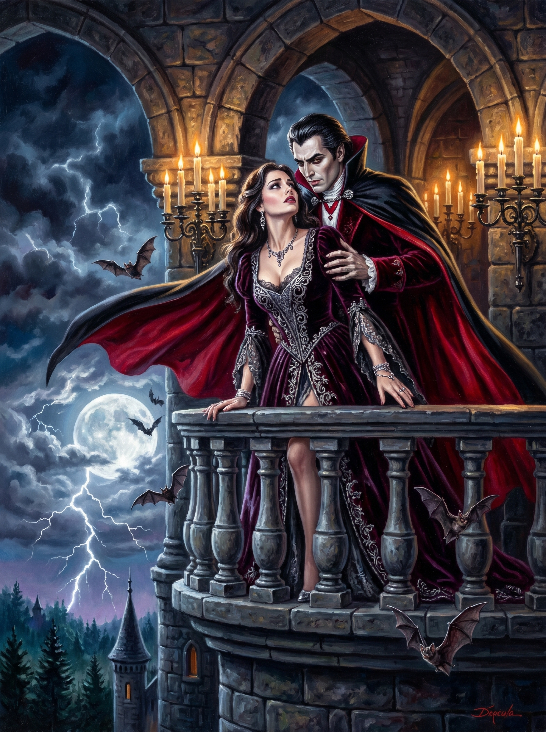 Vampire Lovers Castle Balcony (80 Colors)