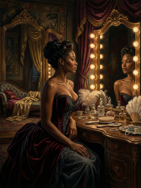Vanity Mirror Reflections (Diamond Painting) Diamond Painting kit