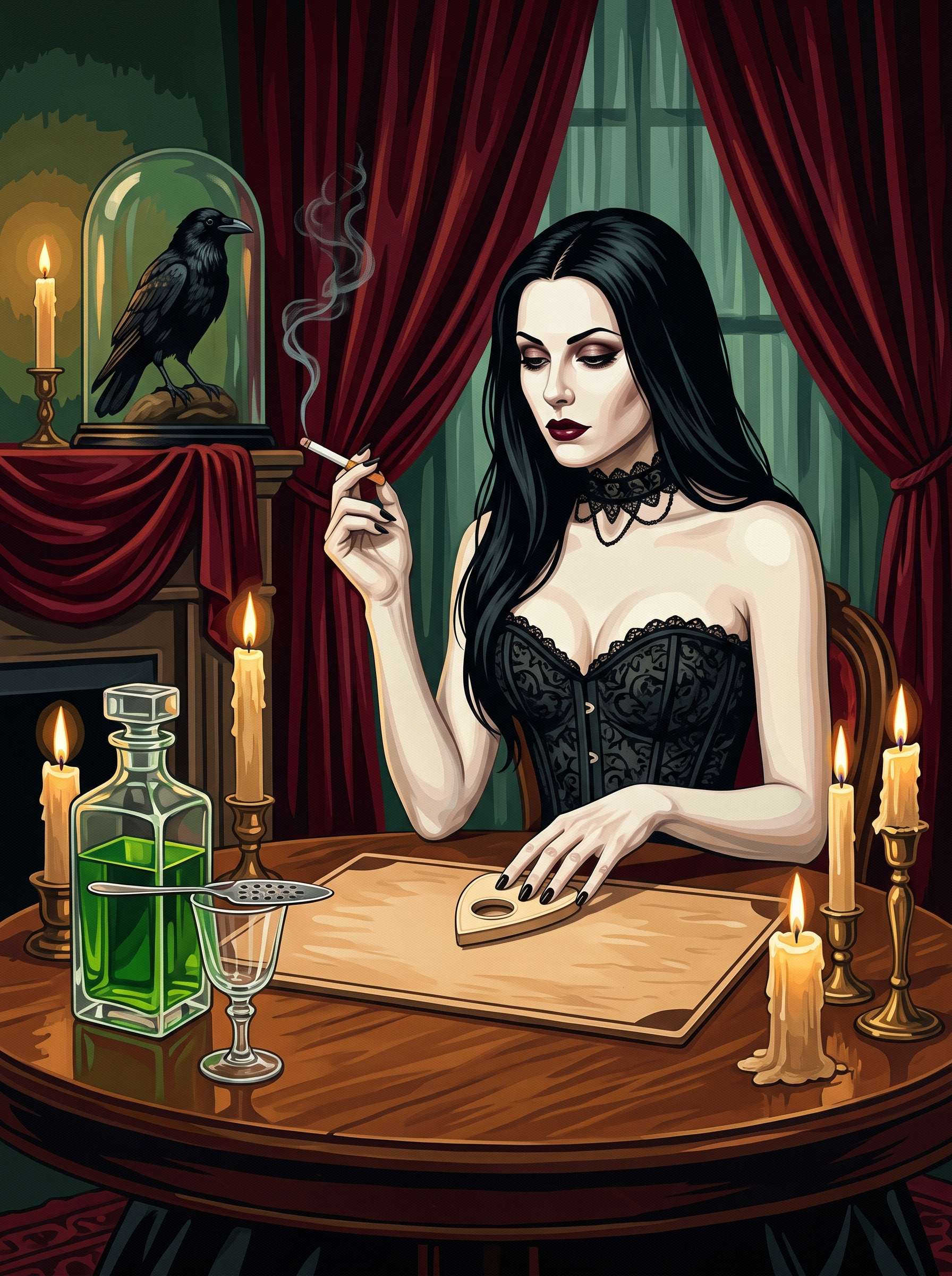 Victorian Séance Parlour