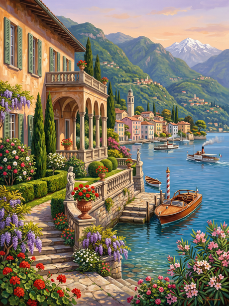 Villa on Lake Como
