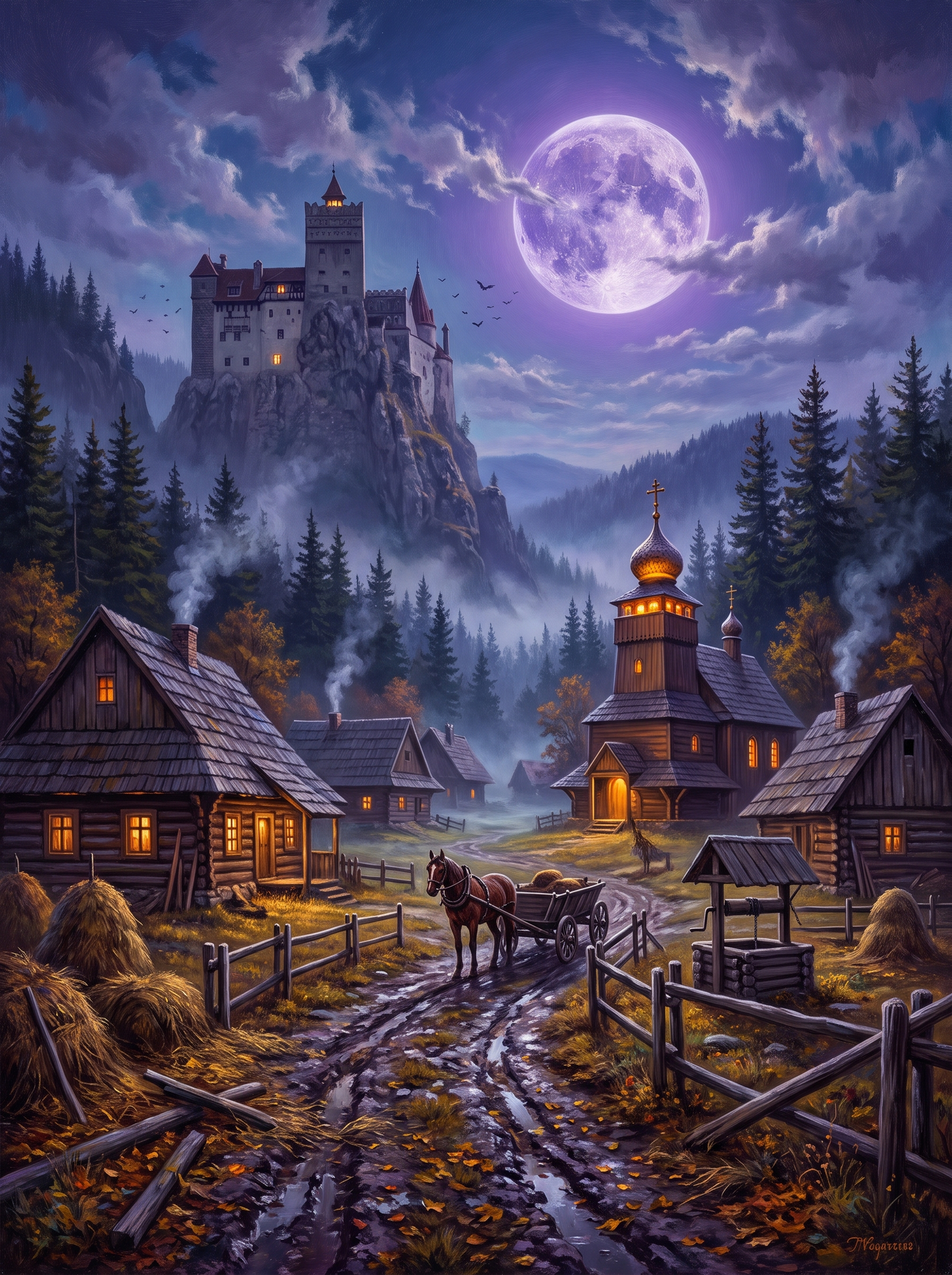 Village Under the Castle