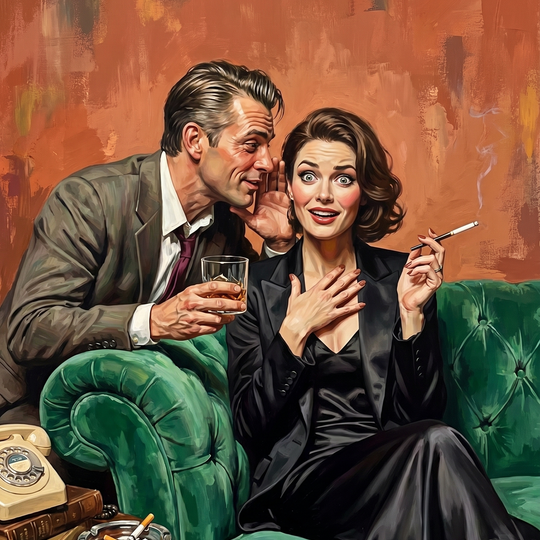 Vintage Drawing Room Romance (150 Color Diamond Painting)