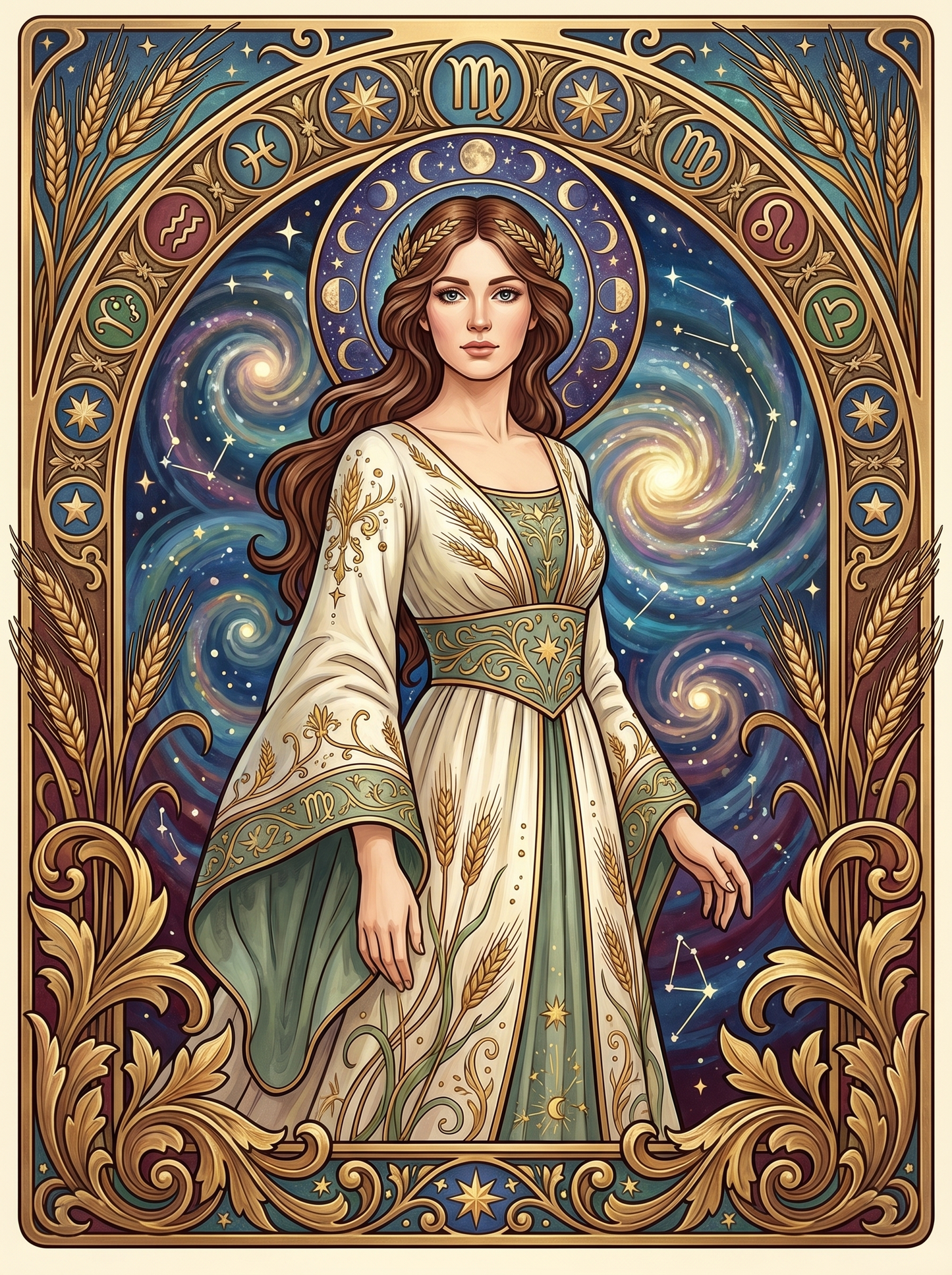 Virgo Wheat Galaxy Maiden (80 Colors)