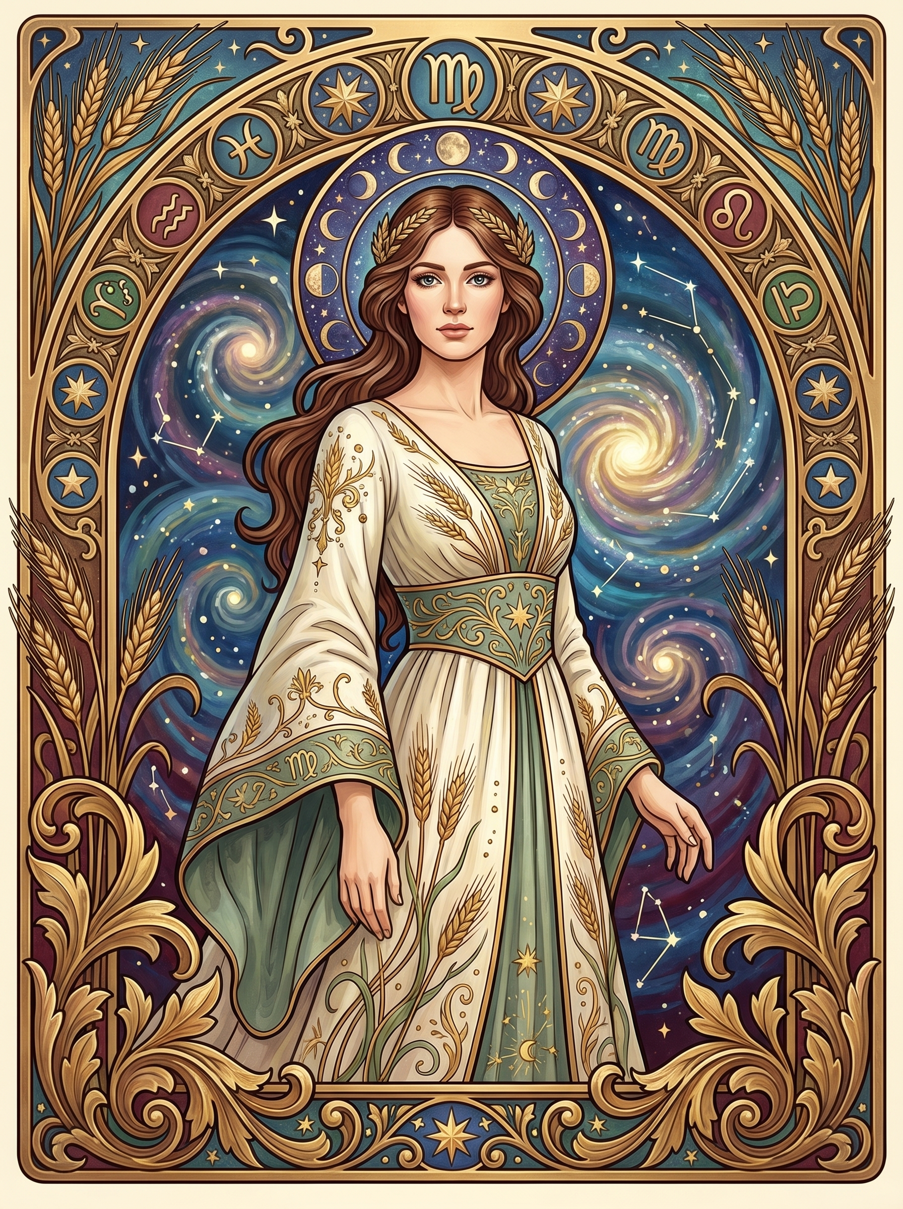 Virgo Wheat Galaxy Maiden (80 Colors)