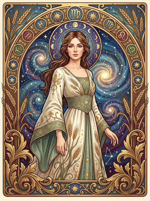 Virgo Wheat Galaxy Maiden (80 Colors)