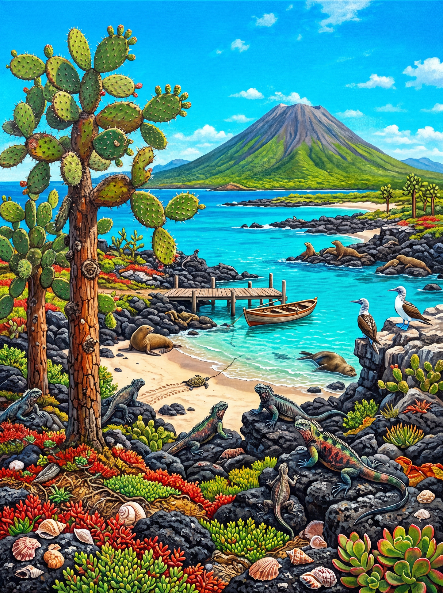 Volcanic Island Shore