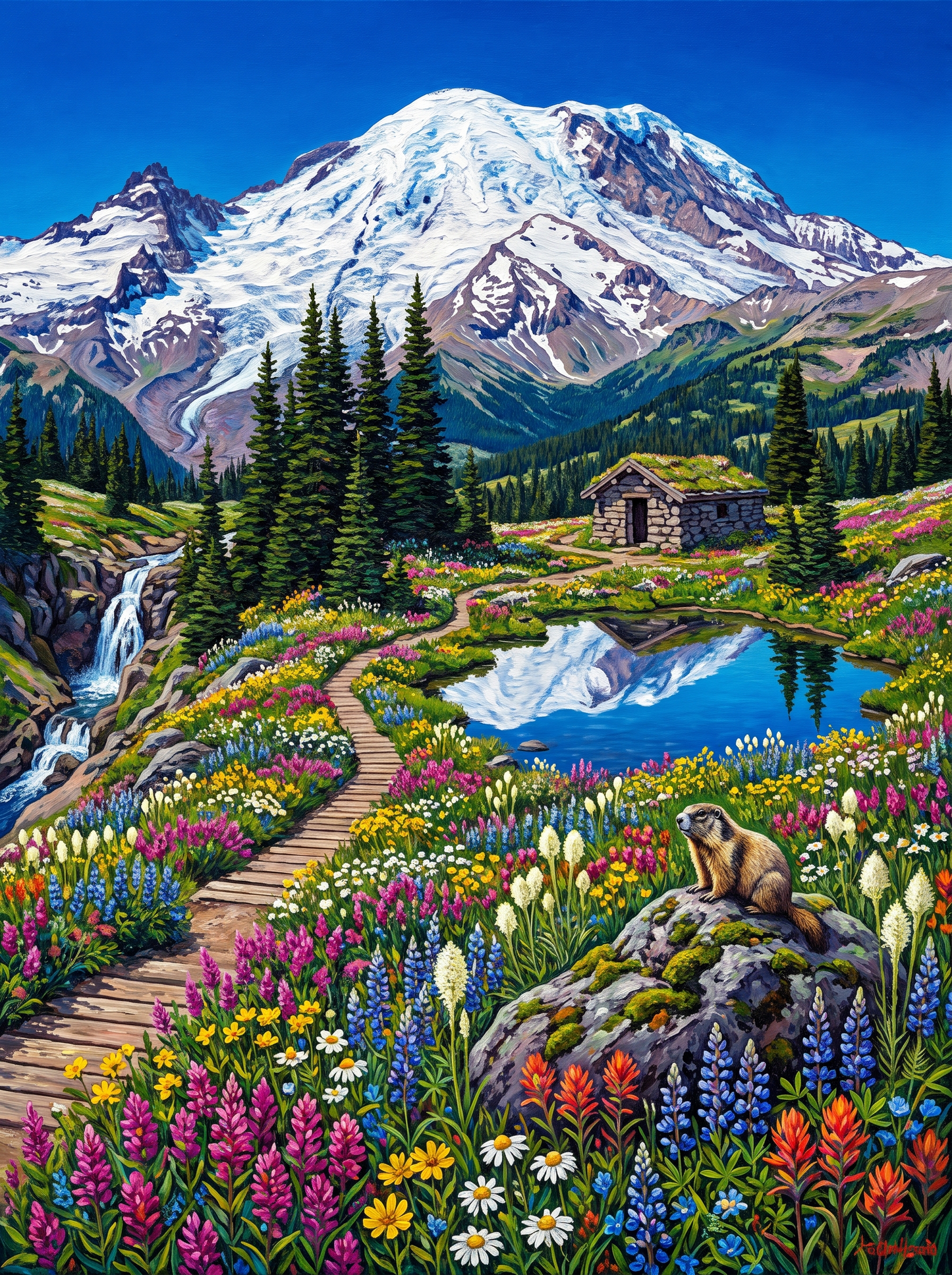 Volcano Wildflower Meadow