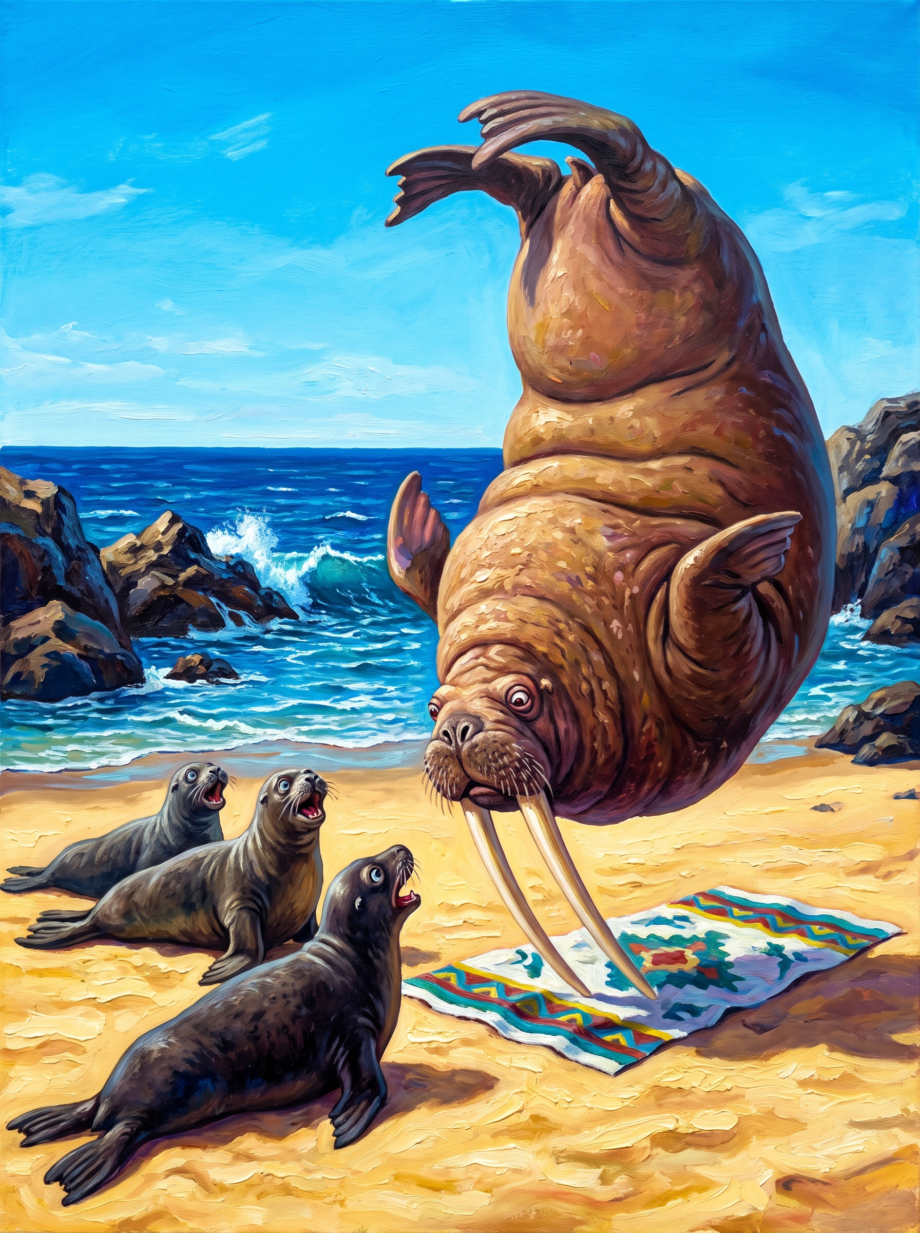 Walrus Headstand