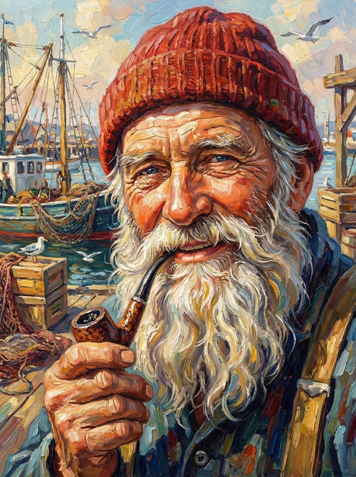 Wanderer In Stormy Light (100 Color Diamond Painting) Diamond Painting kit